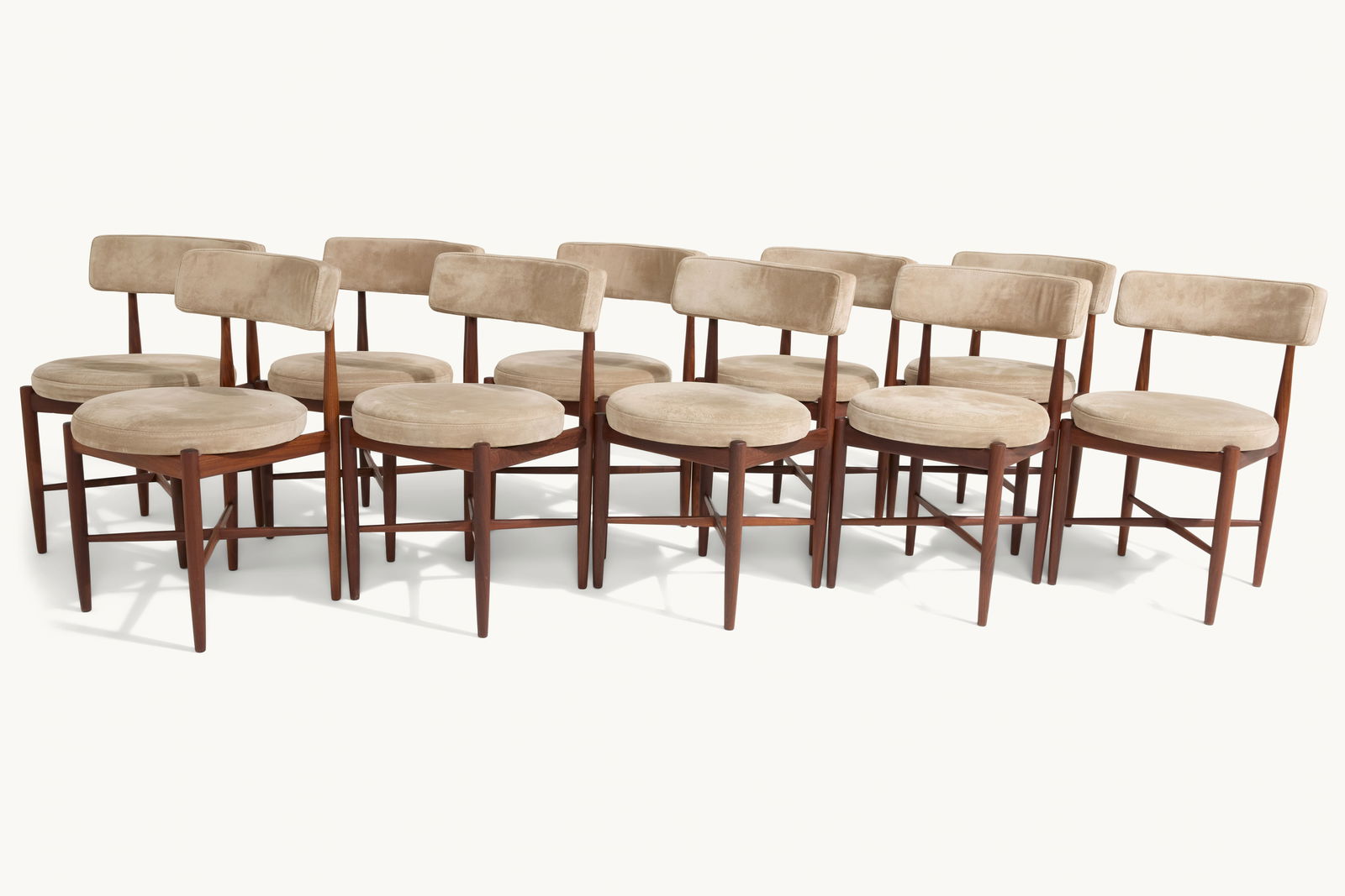 Gwyneth Paltrow | Set of 10 Ib Kofod Larsen for G Plan Fresco Dining Chairs (1 of 3)