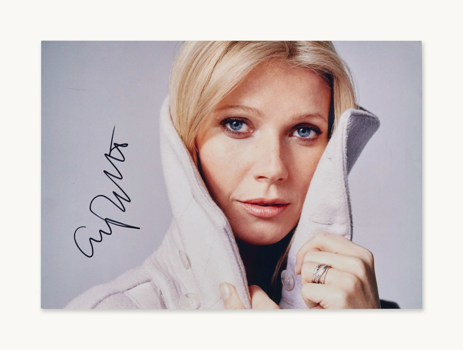 Gwyneth Paltrow | Seven Signed Photographs: A set of 7 photographs of Gwyneth Paltrow signed by Gwyneth Paltrow.Gwyneth Paltrow is an Academy Award winning actress and entrepreneur. Best known for her Oscar-winning role in Shakes