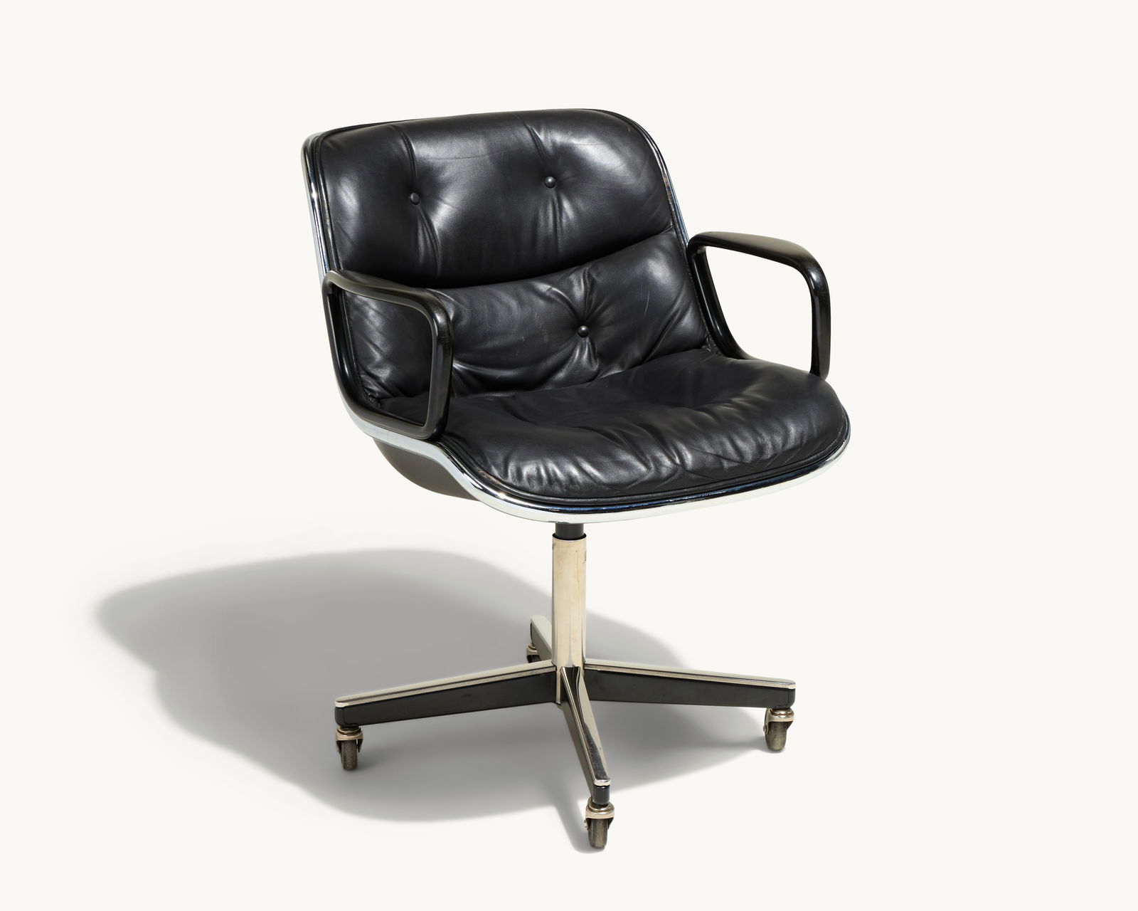 Gwyneth Paltrow | Vintage Black Knoll Pollock Executive Office Chair (1 of 1)
