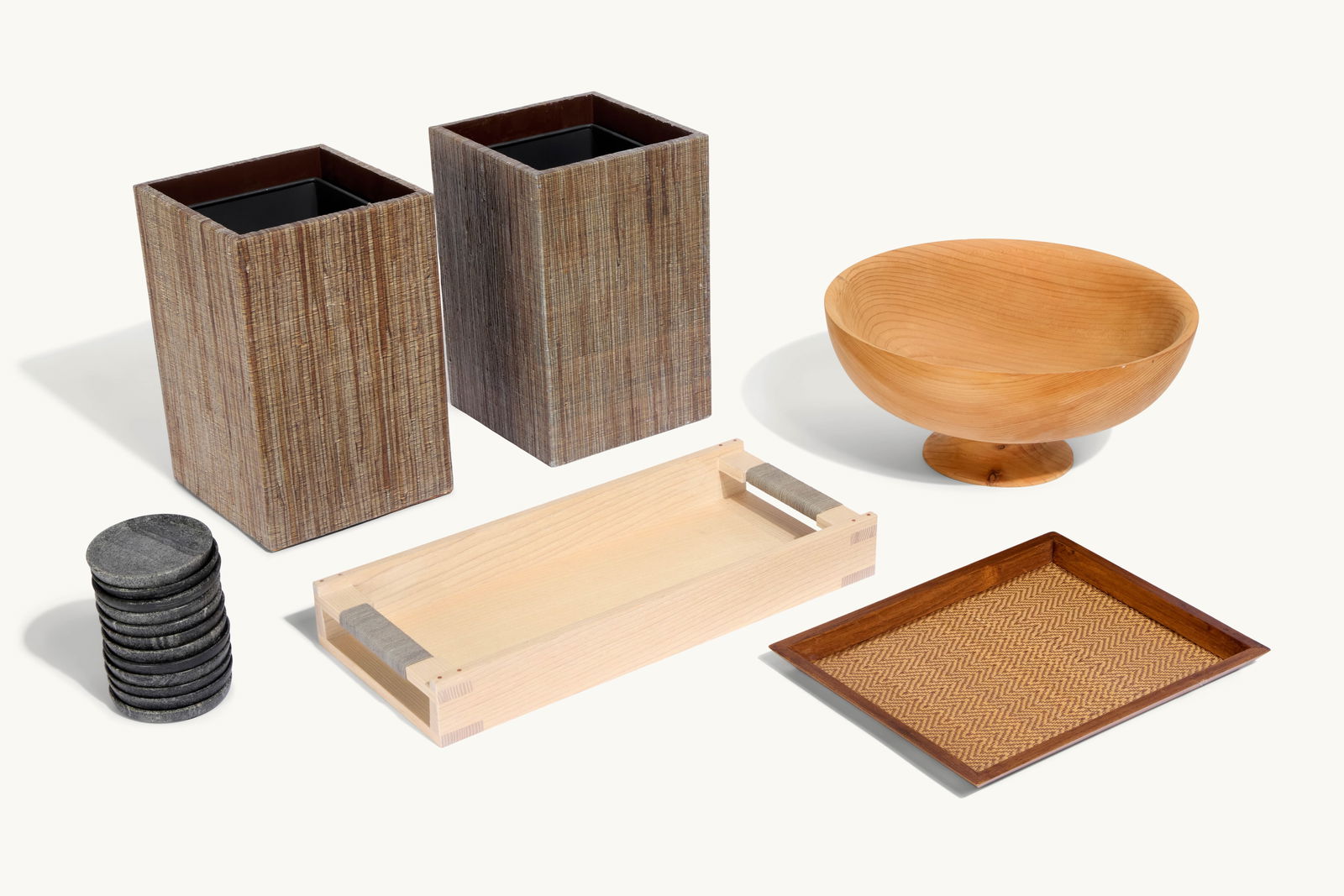 Gwyneth Paltrow | Group of Wood and Woven Decorative Items (1 of 1)