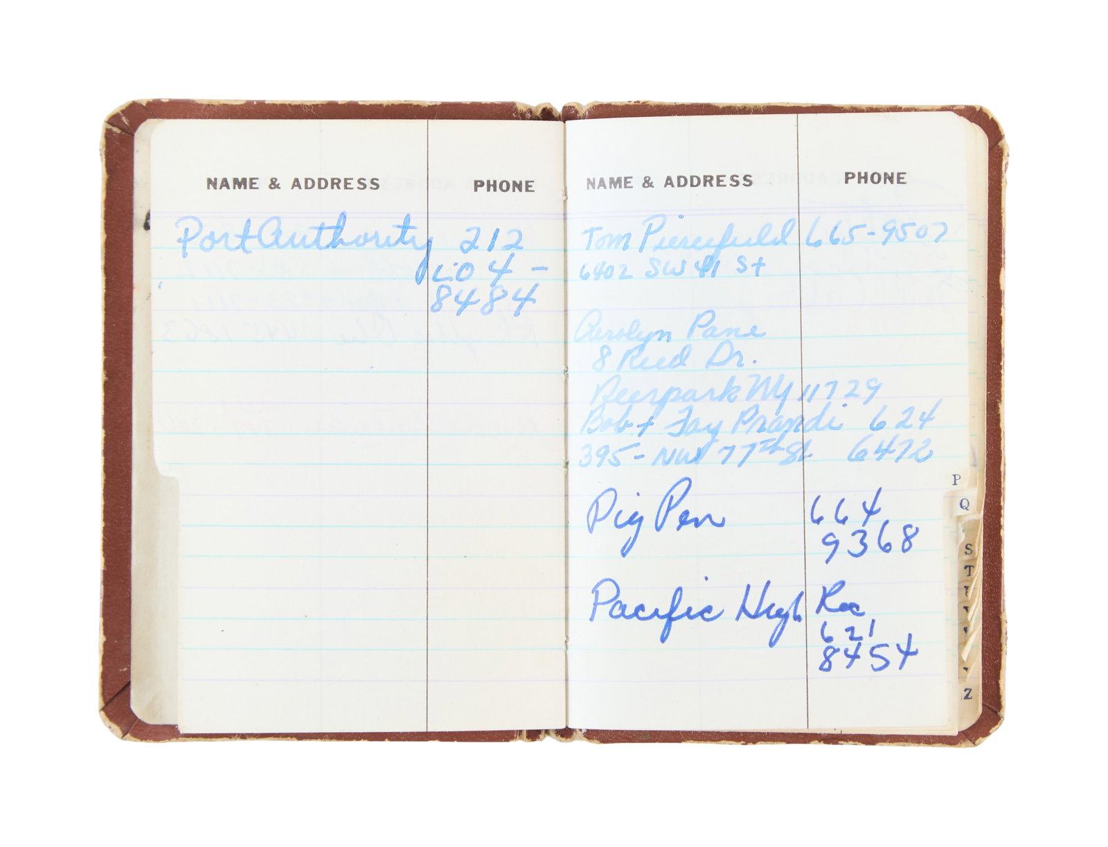 Frances Whelan | Early 1970s Address Book with Grateful Dead Inner Circle Contacts (1 of 6)