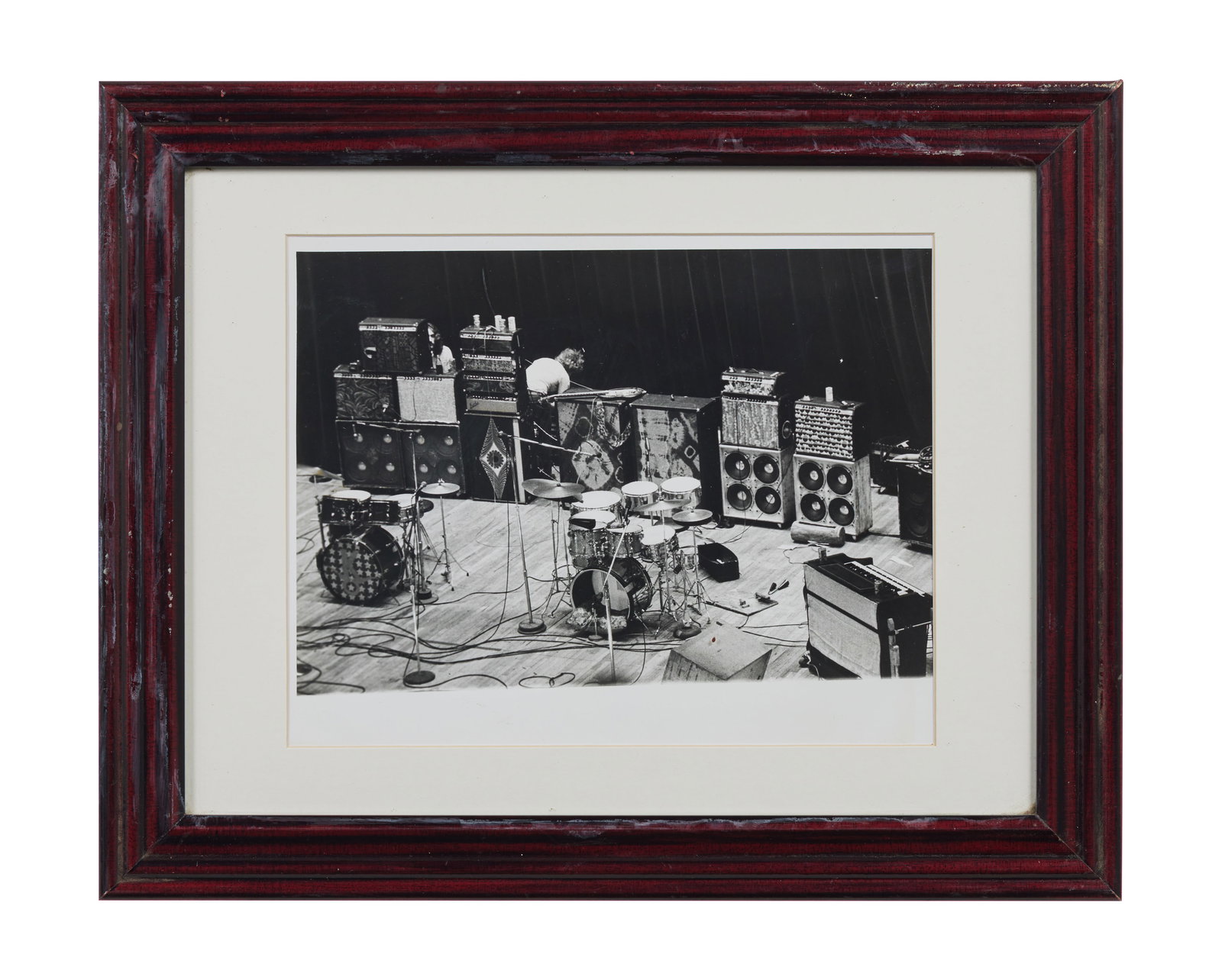 Grateful Dead | 1970 Photo of Lawrence "Ram Rod" Shurtliff Setting Up the Stage (1 of 2)