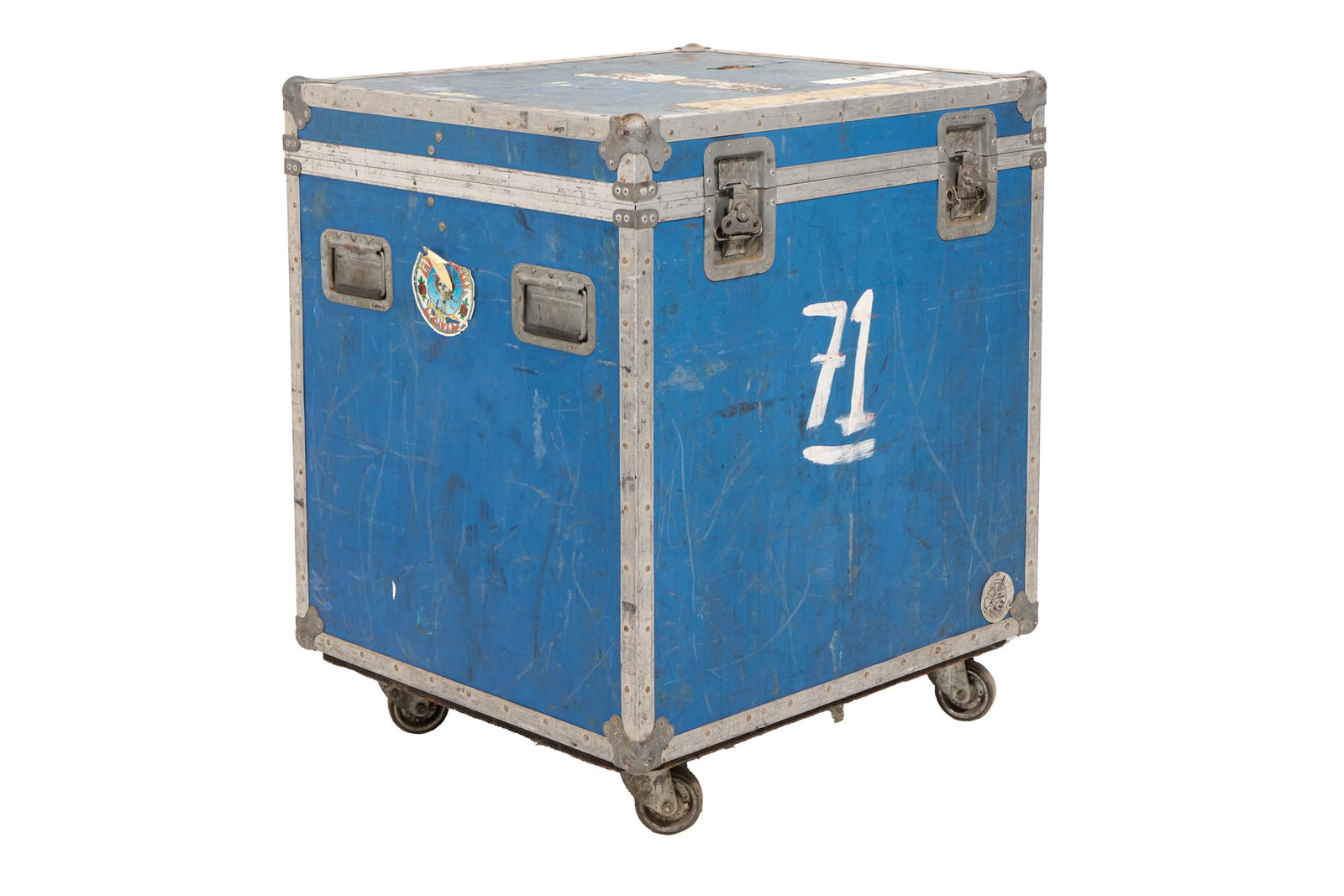 Lawrence "Ram Rod" Shurtliff | Large Blue Mickey Hart Kick Drum Road Case  (1 of 4)