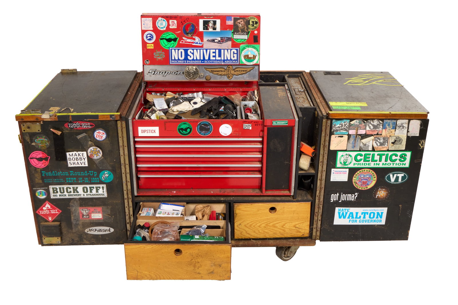 Lawrence "Ram Rod" Shurtliff | Main Snap-On Toolbox in Wooden Road Case with Tools and Cover (1 of 6)
