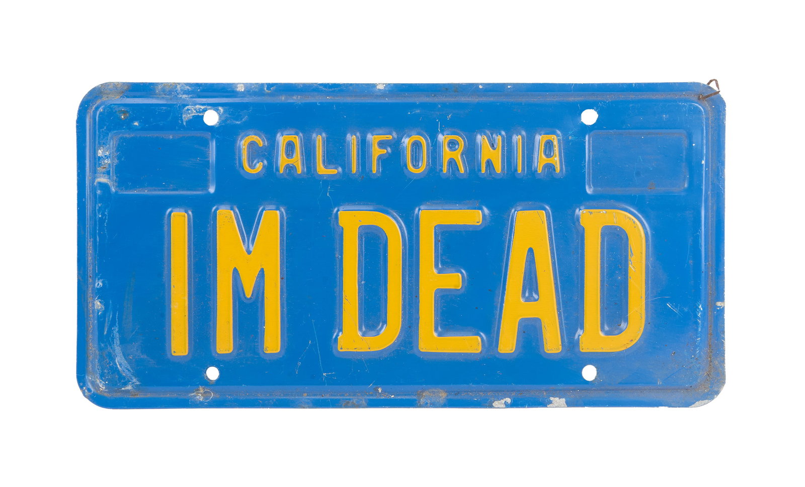 "Big Steve" Parish | IM DEAD License Plate Thrown On Stage By Fan (1 of 2)