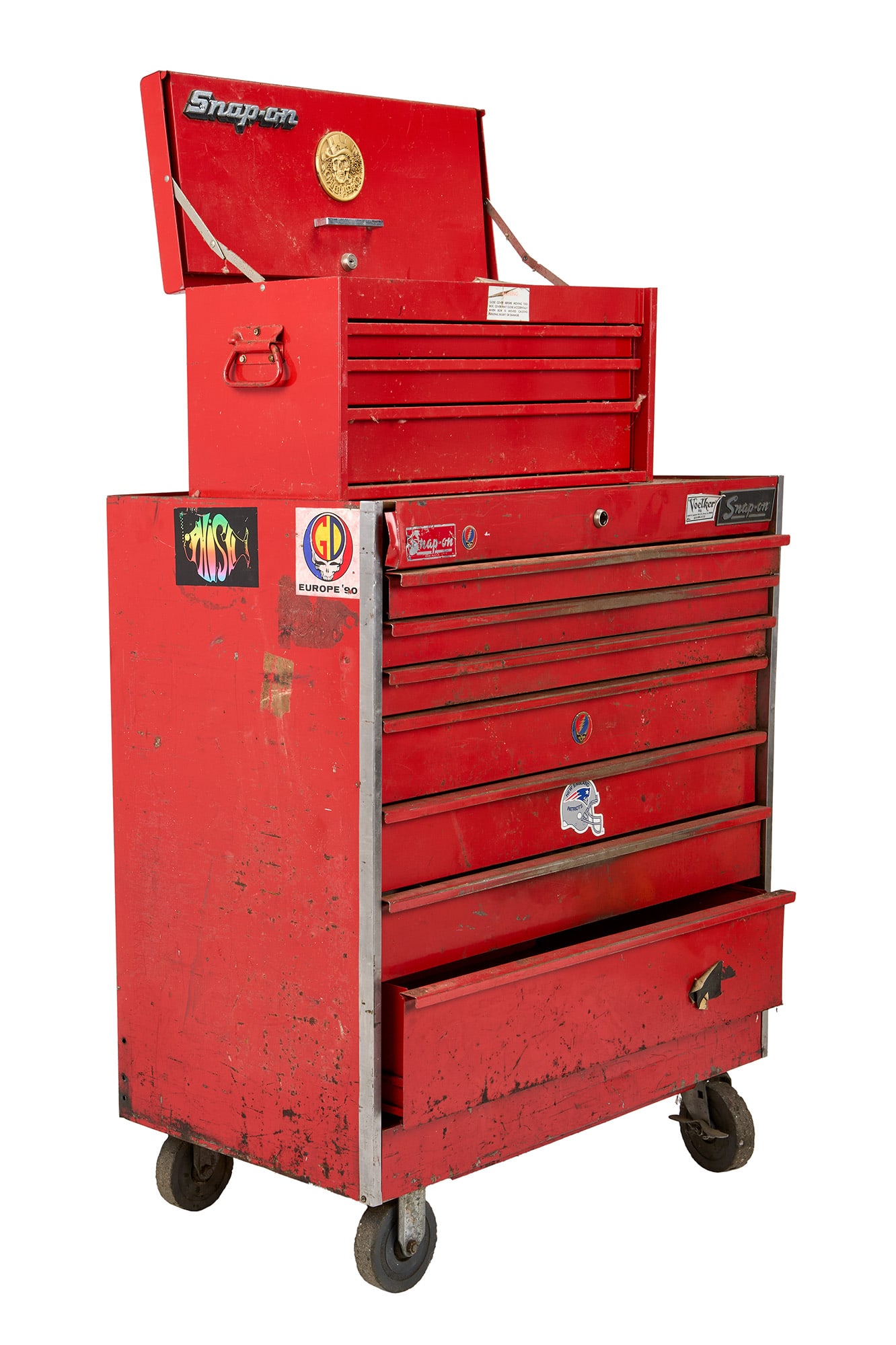 Lawrence "Ram Rod" Shurtliff | Tour Used Red Snap-On Toolbox with Tool Cabinet (1 of 7)