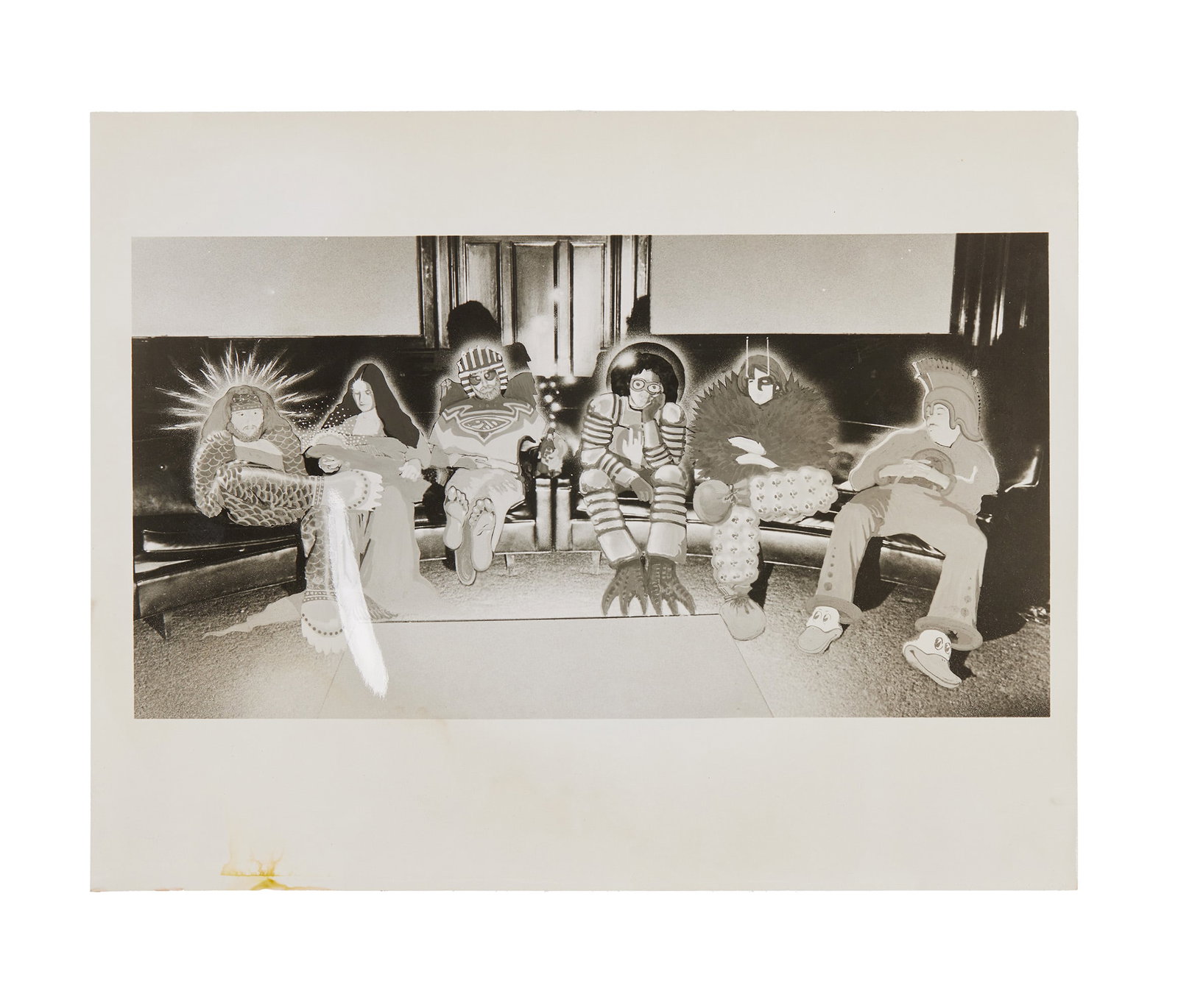 Grateful Dead | "From the Mars Hotel" Pre-Colorized Landscape Photo: A black-and-white photo from the production of the album art for the Grateful Dead's seventh studio album, From the Mars Hotel (1974). The photo would be colorized and serve as the back image for the