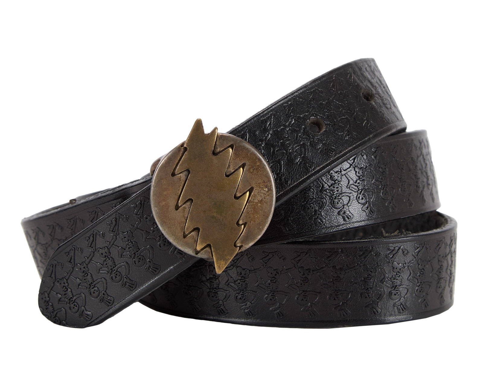"Big Steve" Parish | 1979 Personally Owned Leather Belt with Grateful Dead Belt Buckle Made by (1 of 4)