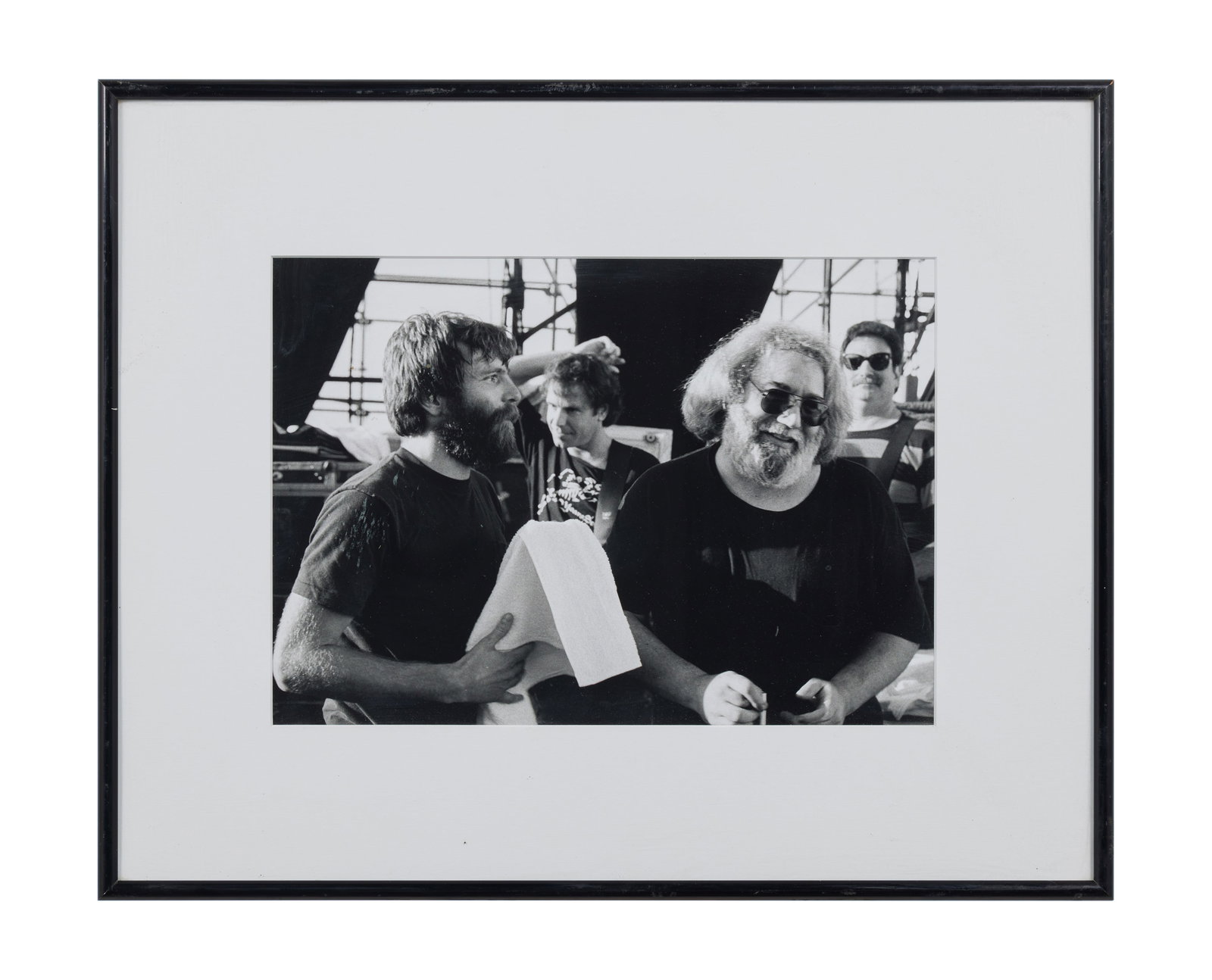 Jerry Garcia and Brent Mydland | 1980s Photo Taken by Lawrence "Ram Rod" Shurtliff (1 of 1)