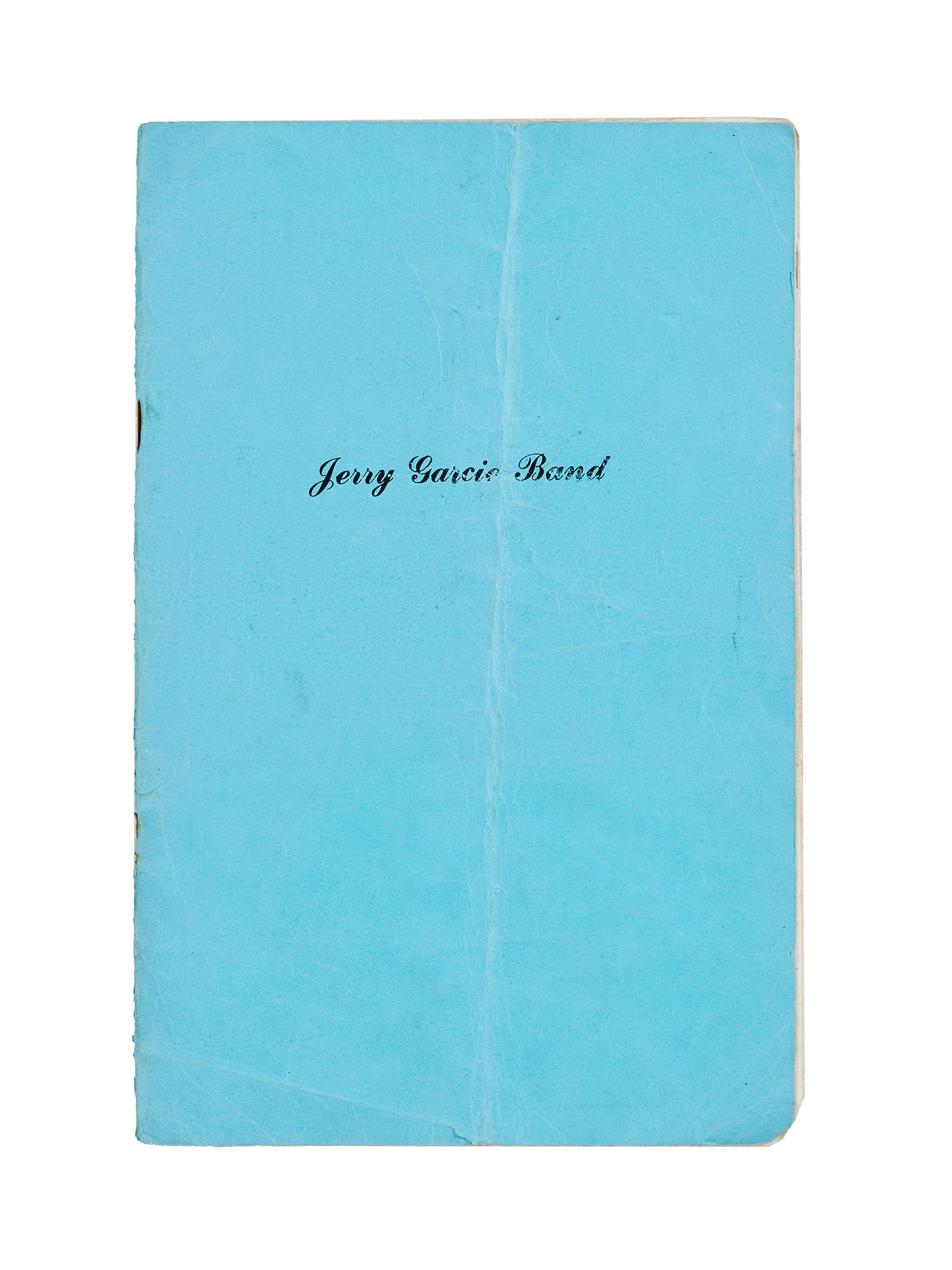 Jerry Garcia Band | Fall 1982 Tour Itinerary with Wiltern Program (1 of 8)