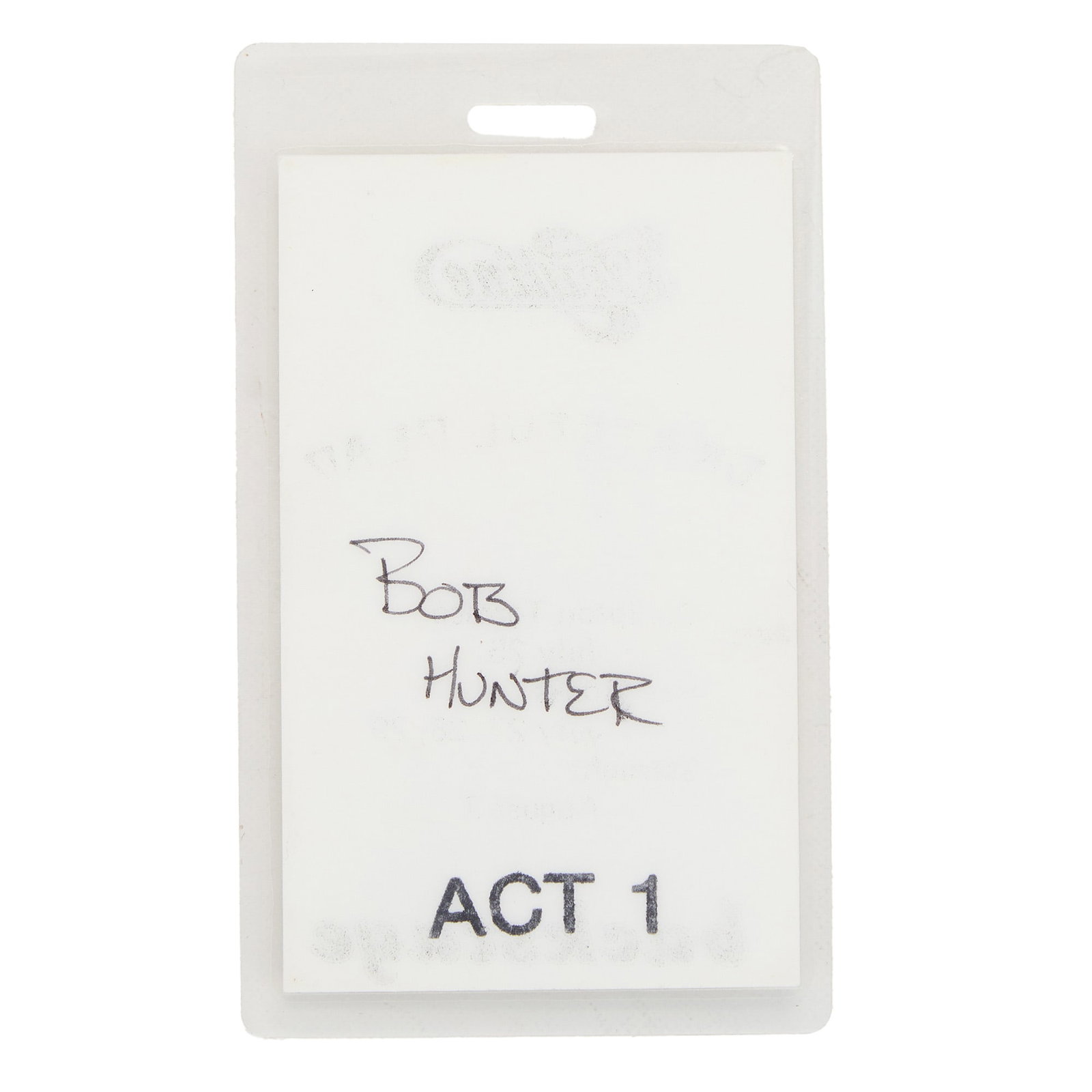 Robert Hunter | 1982 Laminated Backstage Pass - 2