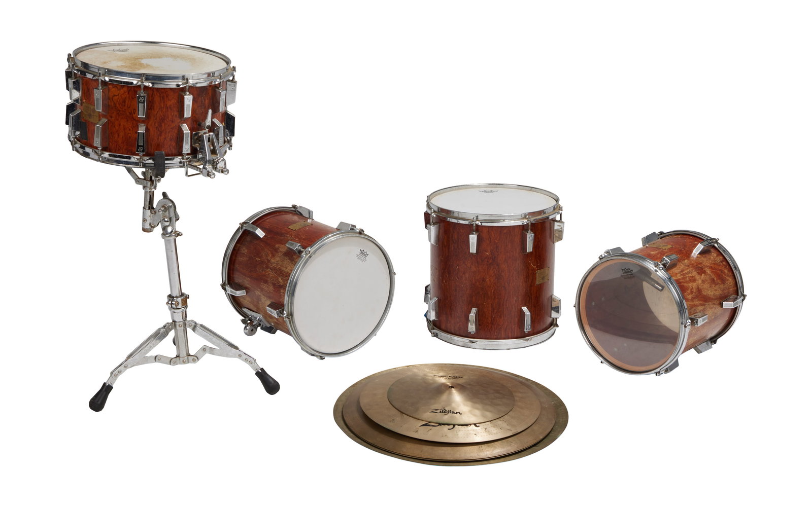 Mickey Hart | Lawrence "Ram Rod" Shurtliff's Collection of Sonor Drums and Cymbals: A c. 1980s collection of Sonor Horst Link Signature Series drums and cymbals, used on the road with the Grateful Dead over the years by MIckey Hart and retained by Lawrence "Ram Rod" Shurtliff.Horst