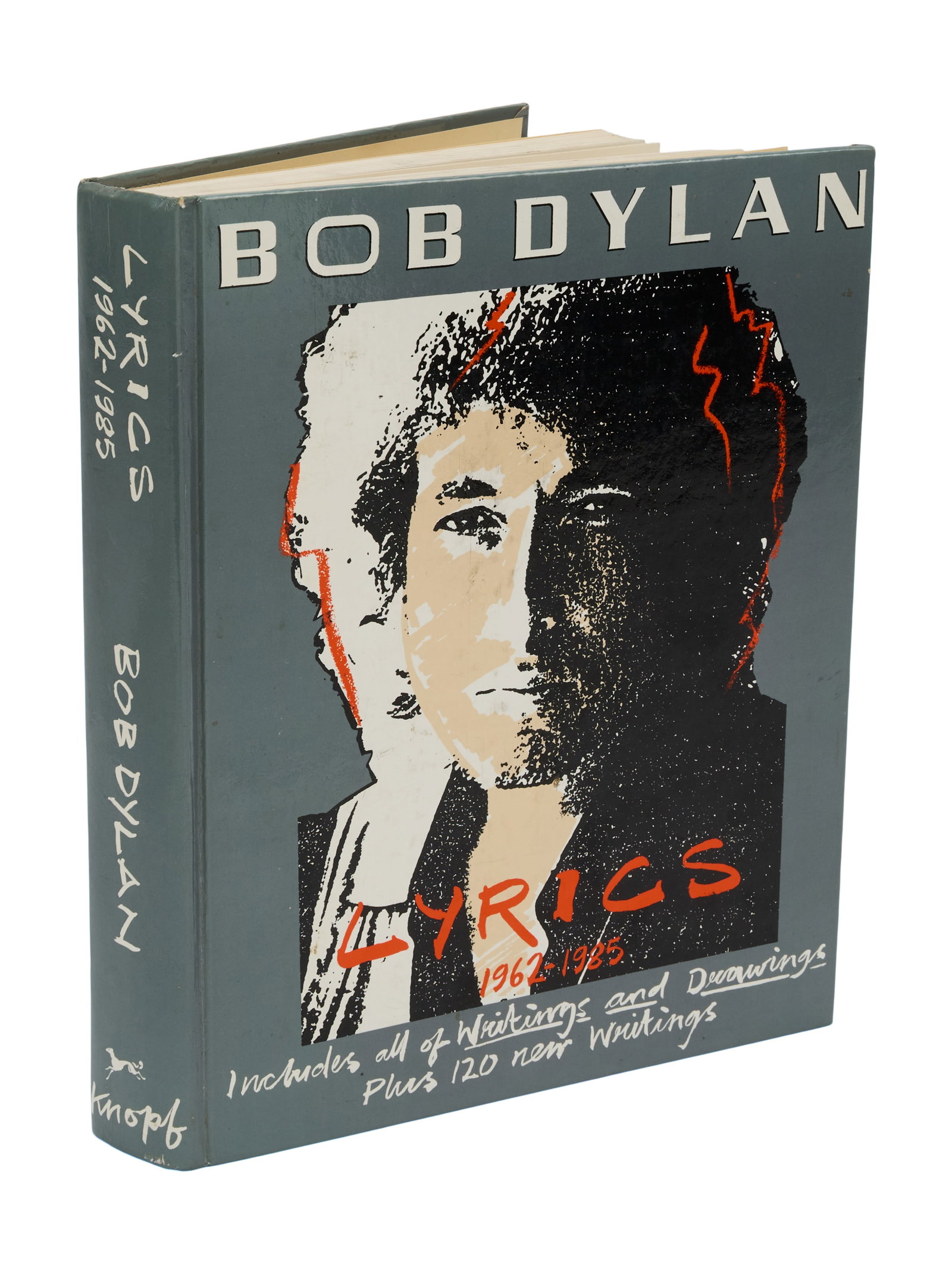 Bob Dylan | "Lyrics 1962-1985" Book Signed to "Big Steve" Parish with 1987 Grateful Dead with Bob (1 of 5)