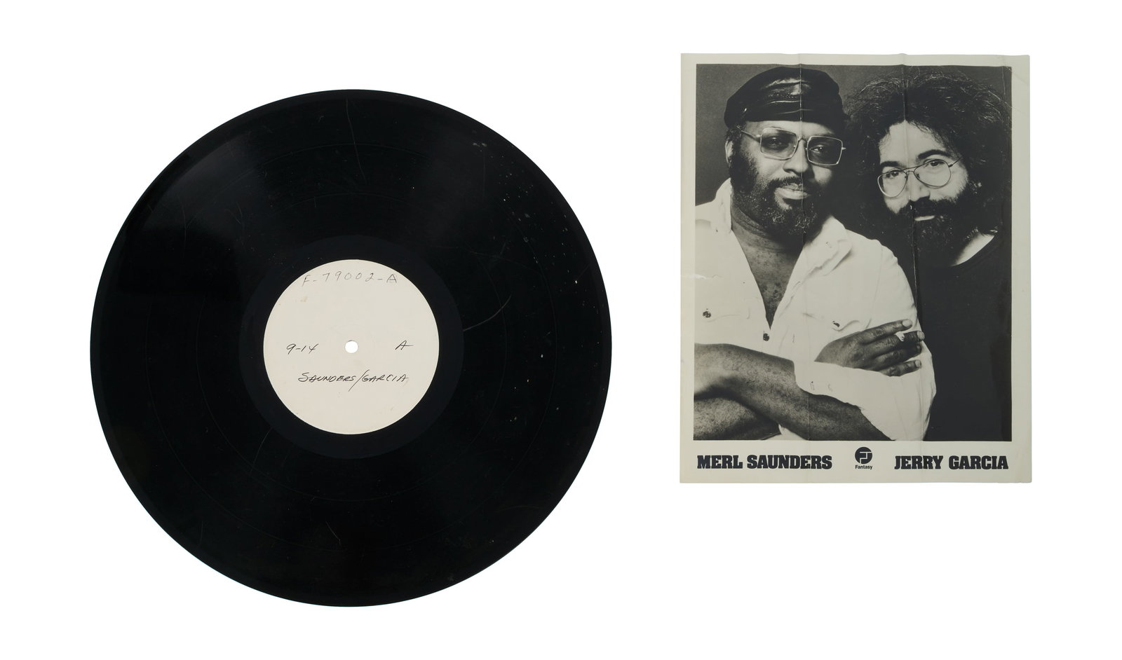 Jerry Garcia | 1973 "Live at Keystone" Test Pressing with Photo (1 of 2)