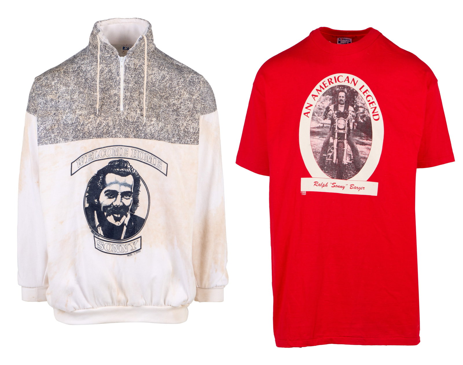 Hells Angels | Sonny Barger T-Shirt and "Welcome Home Sonny" Party Sweatshirt (1 of 7)