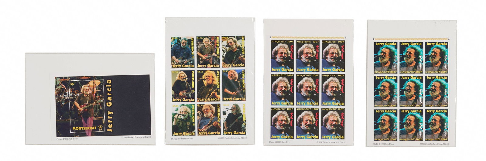 Jerry Garcia | 1998 Montserrat Island Commemorative Stamps (1 of 10)