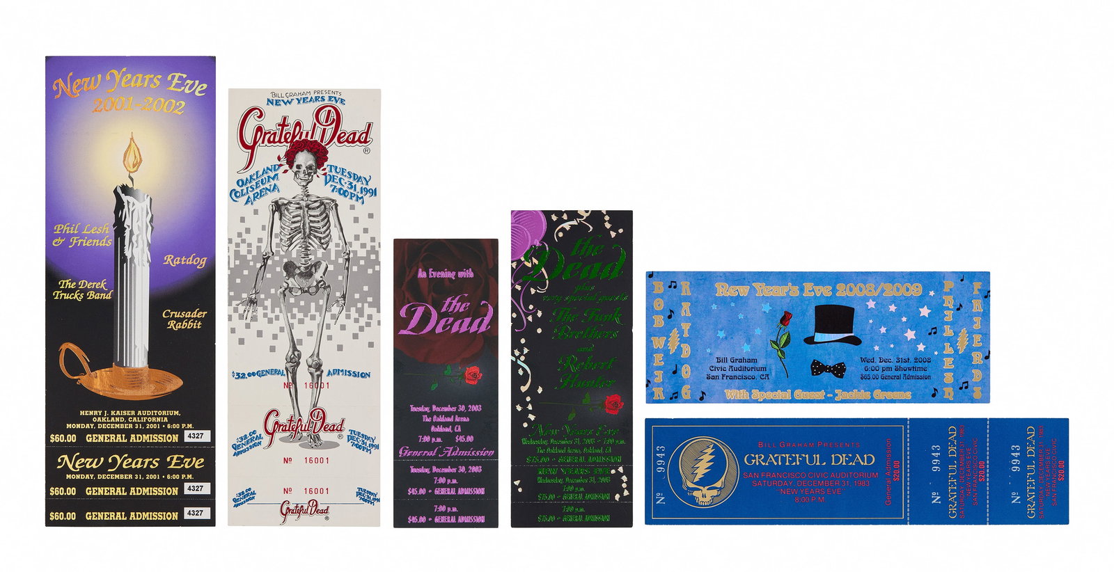 Grateful Dead | New Year's Eve Concert Tickets (1 of 14)