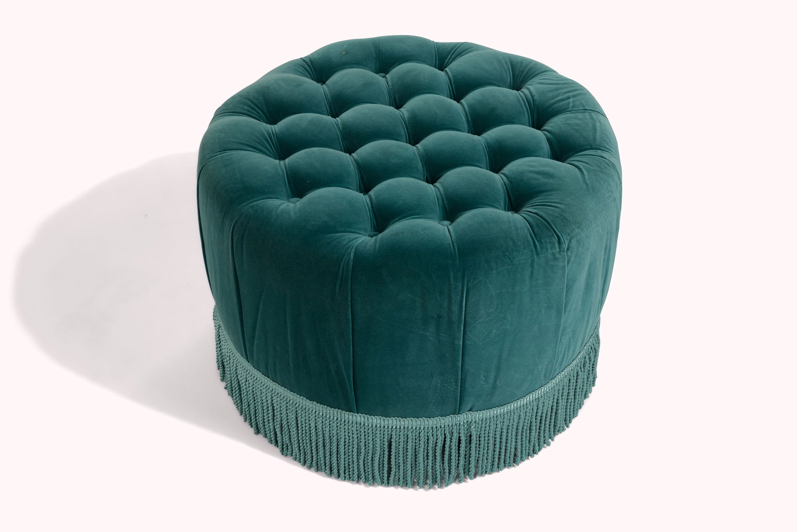 And Just Like That... | Charlotte's Tufted Ottoman with Fringe Tassel Accent (1 of 4)