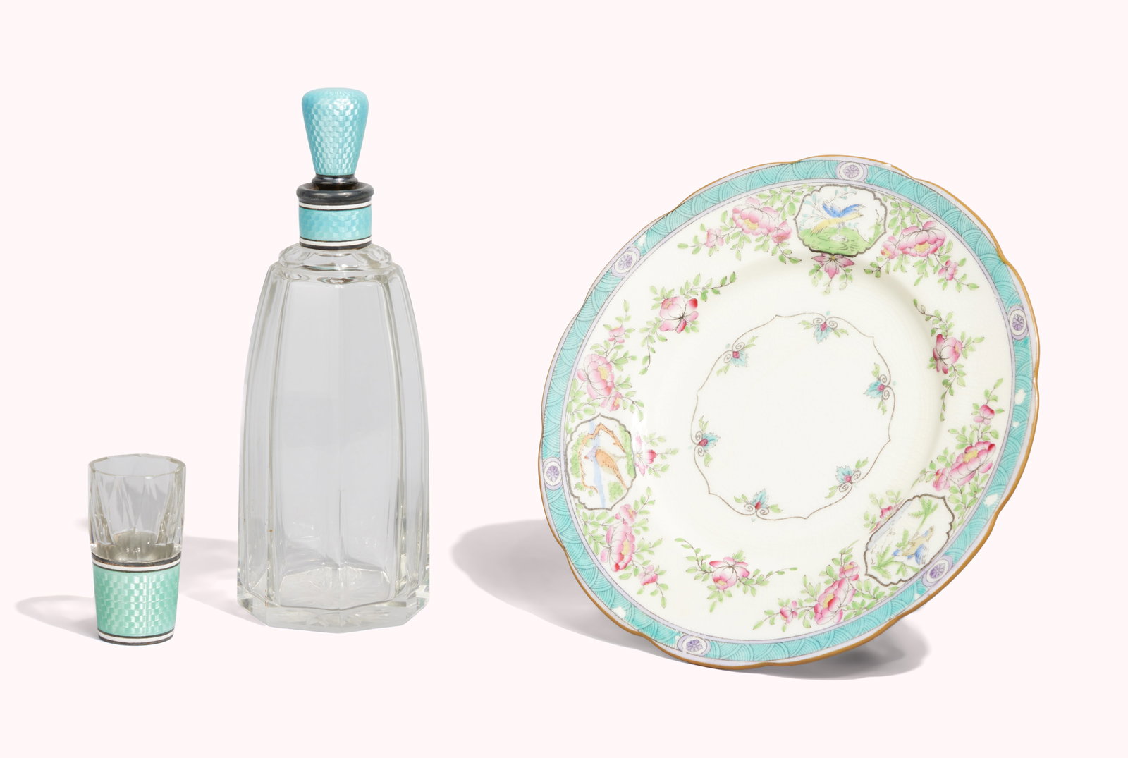 And Just Like That... | Carrie Bradshaw's 19th Century German Decanter Set and Mintons Plates (1 of 3)