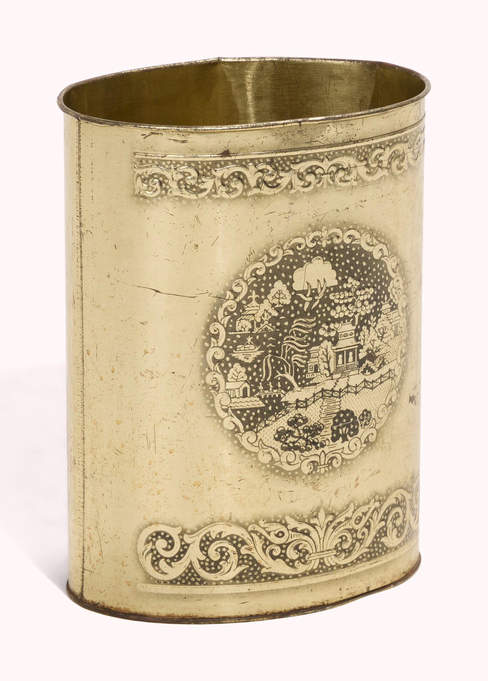 And Just Like That... | Carrie Bradshaw's Vintage Weibro Embossed Metal Waste Basket (1 of 3)