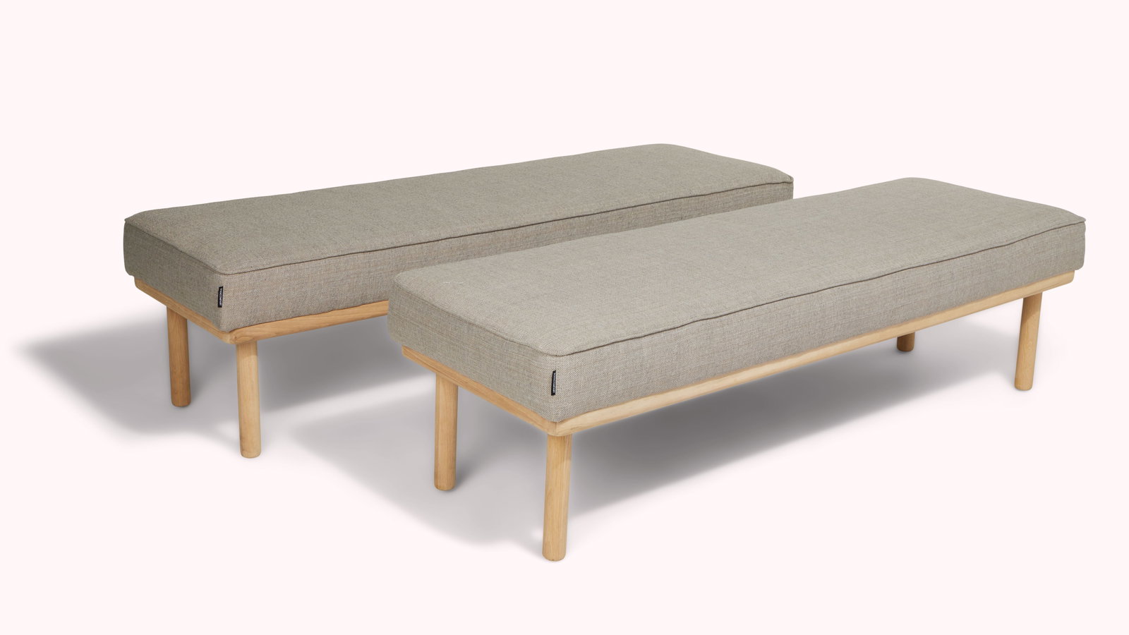 And Just Like That... | Rain Barrel Two Fabric Covered Benches (1 of 4)