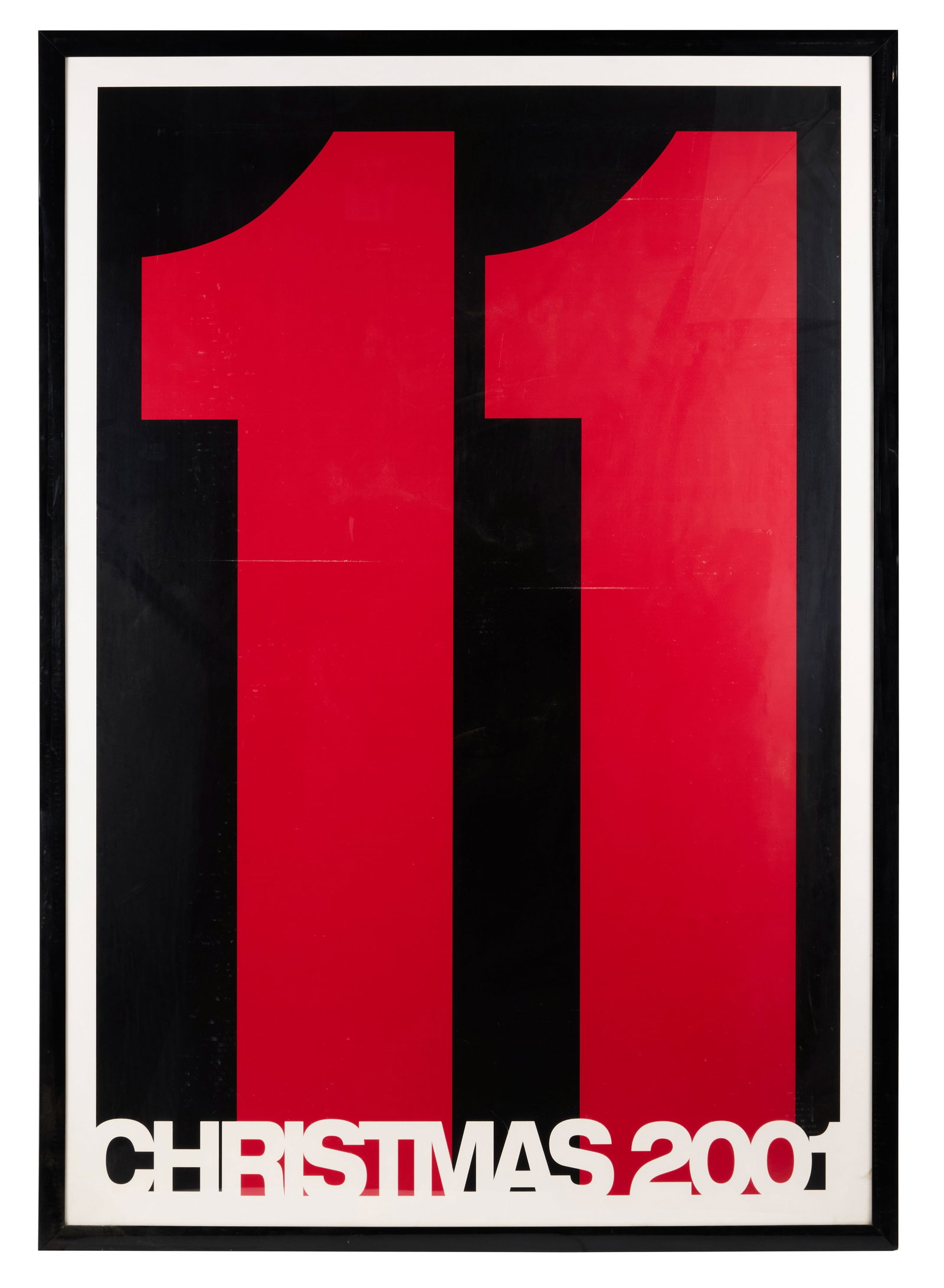 Jerry Weintraub | "Ocean's Eleven" Oversized Framed Teaser Poster (1 of 2)