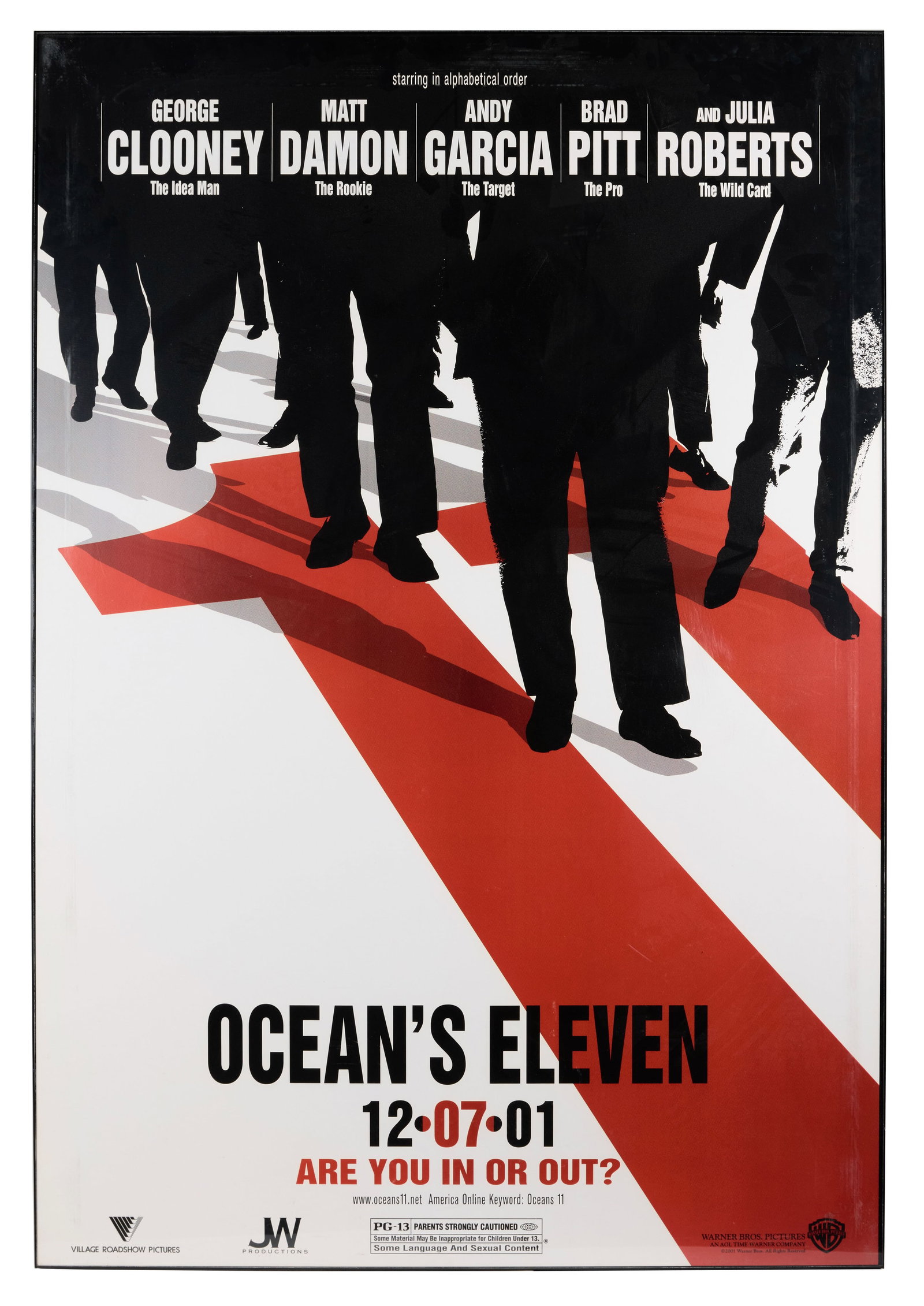 Jerry Weintraub | "Ocean's Eleven" Oversized Theatrical Poster (1 of 2)