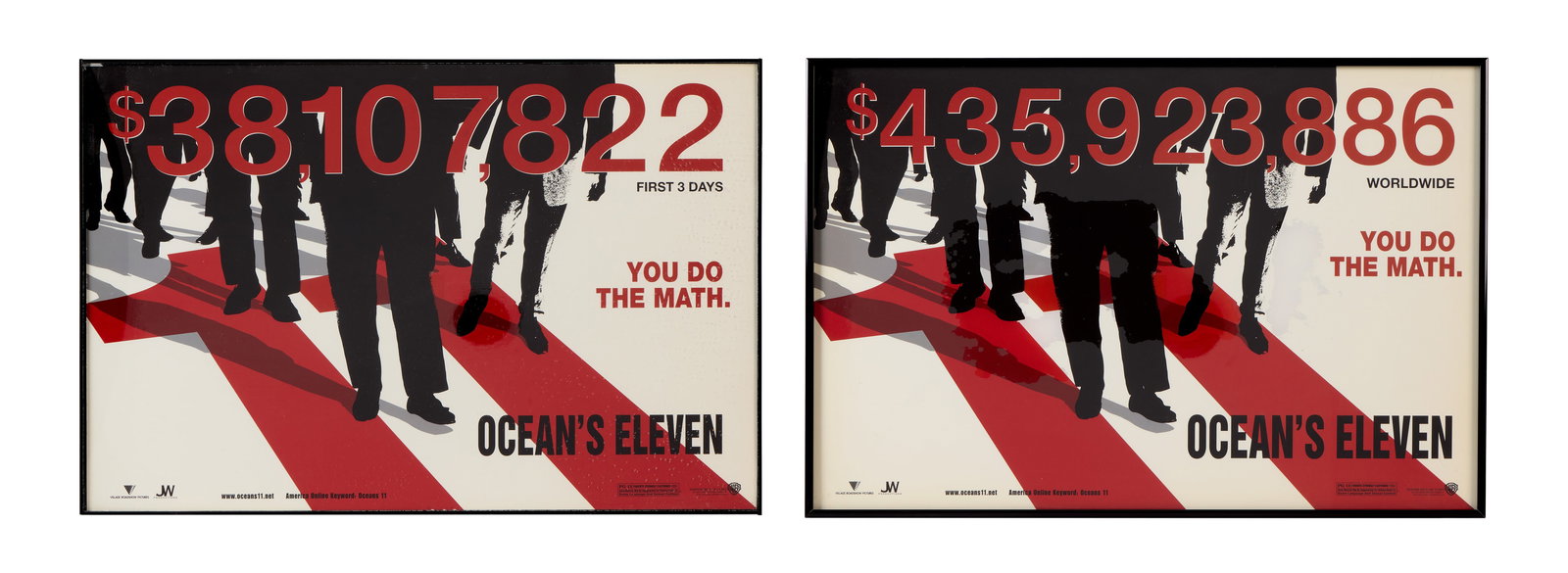 Jerry Weintraub | "Ocean's Eleven" Box Office Posters (1 of 6)
