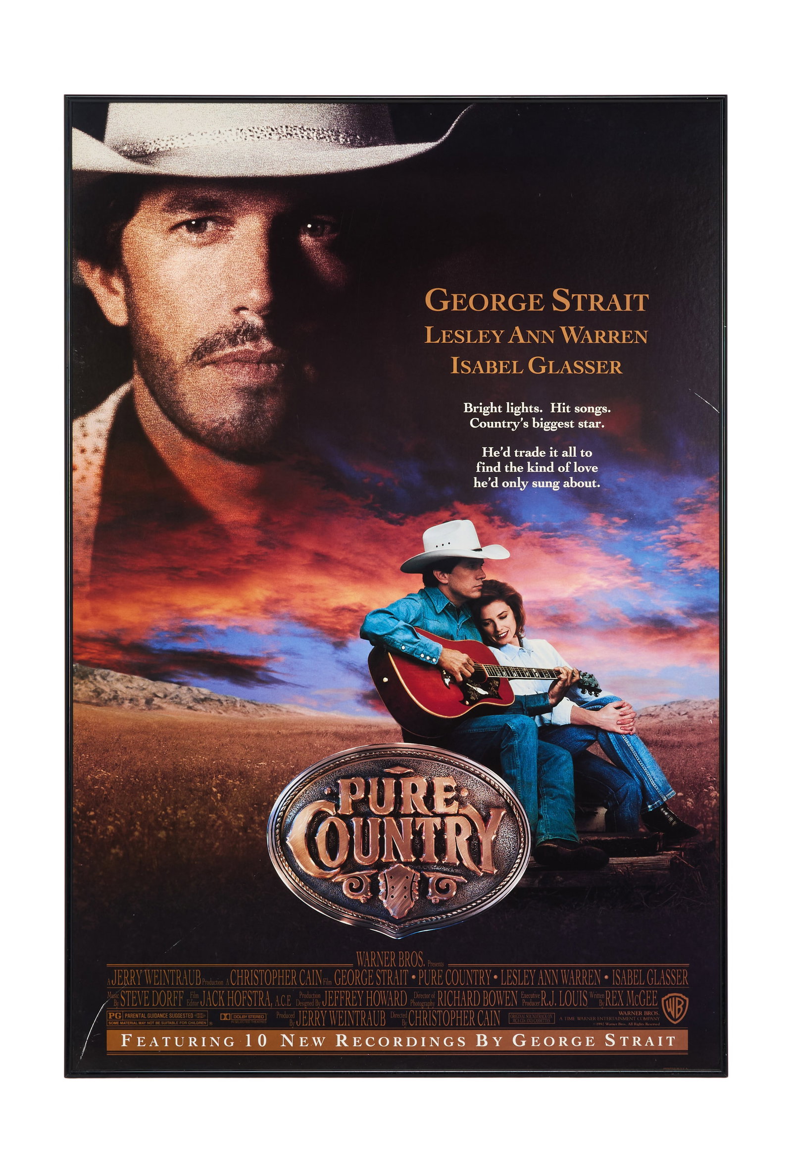 Jerry Weintraub | "Pure Country" Framed Poster (1 of 1)