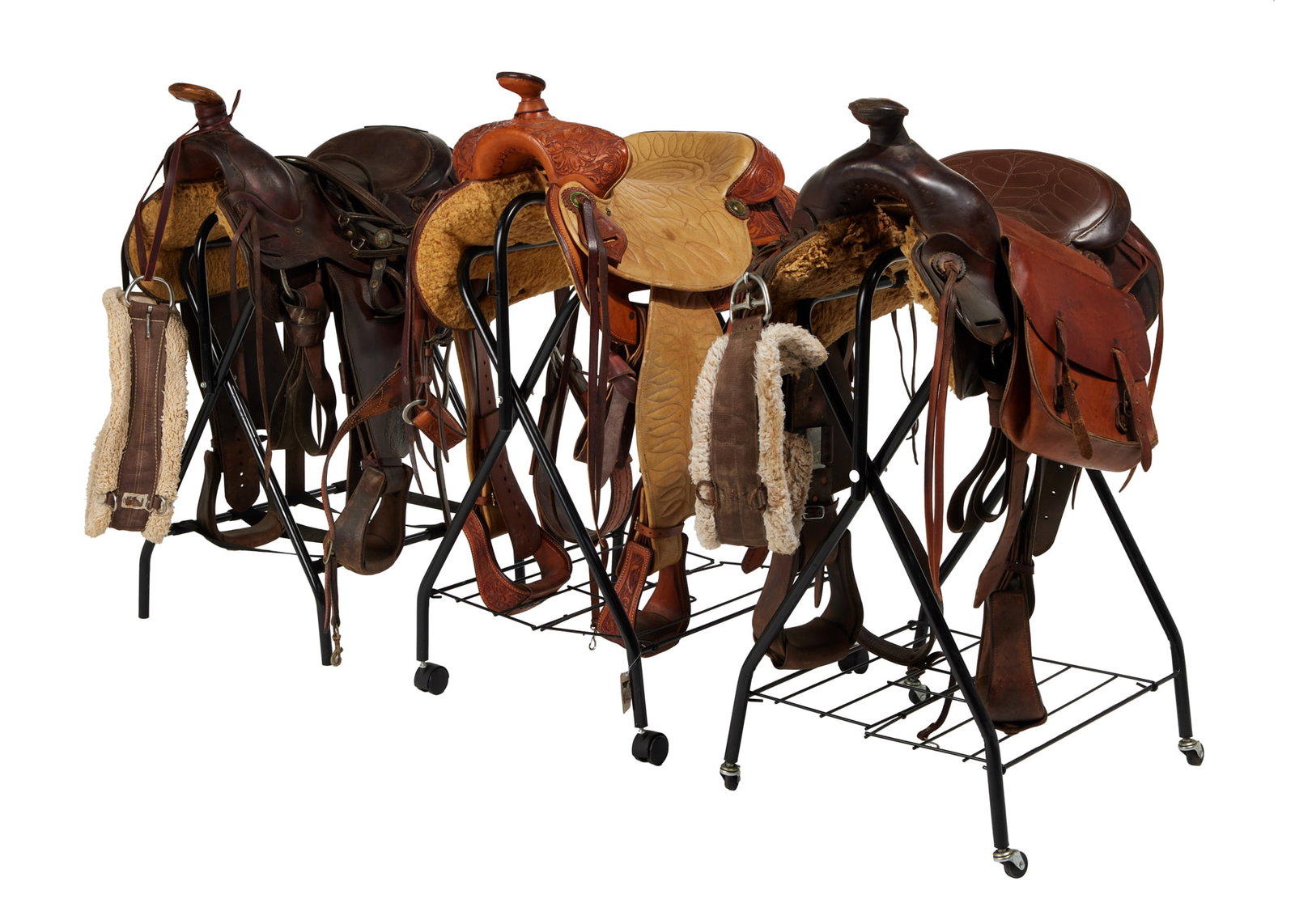Jerry Weintraub | Group of Three Saddles (1 of 8)