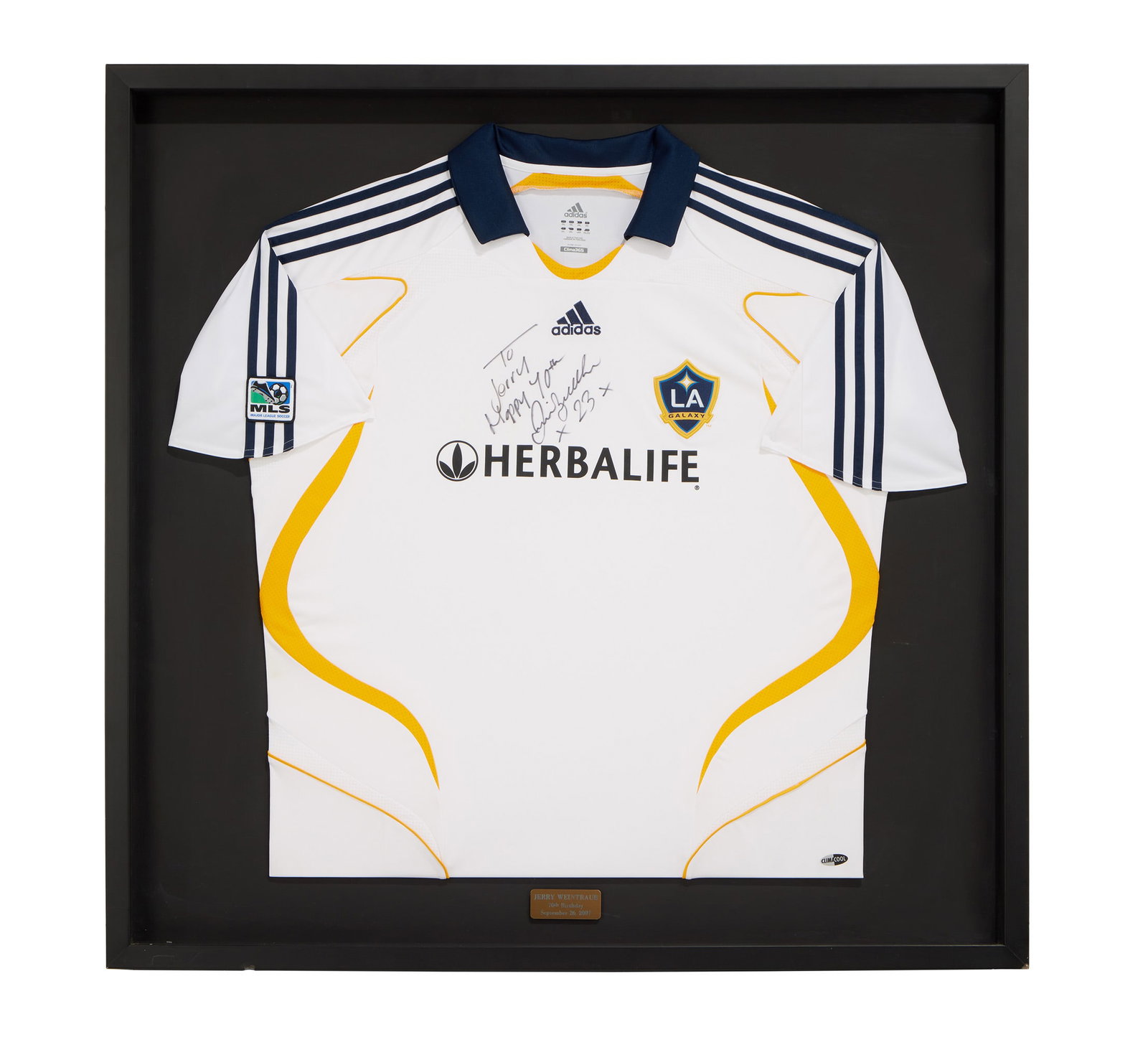Jerry Weintraub | David Beckham Signed Jersey (1 of 5)