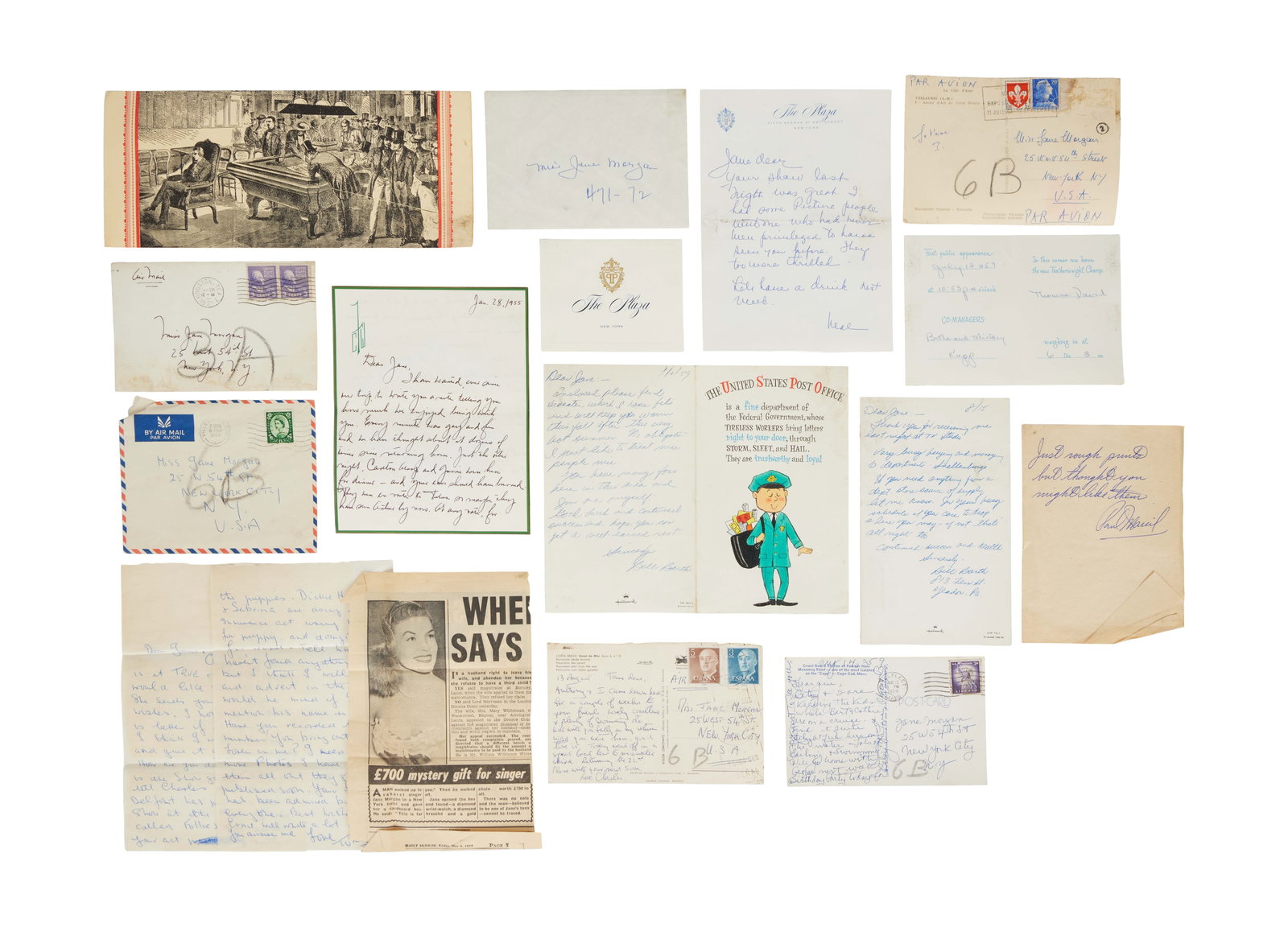 Jane Morgan | Signed Letters (1 of 2)