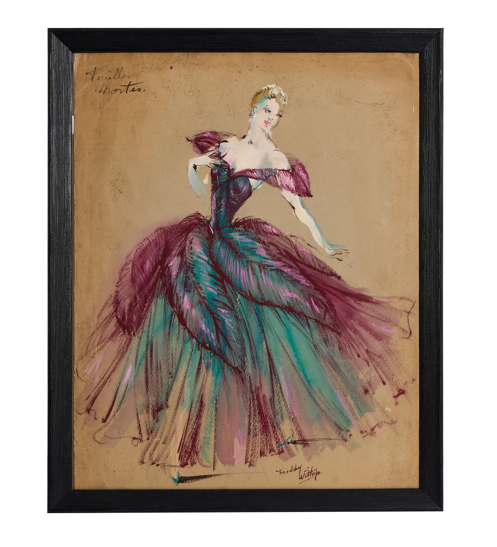 Jerry Weintraub | Jane Morgan Costume Design Sketches (1 of 6)