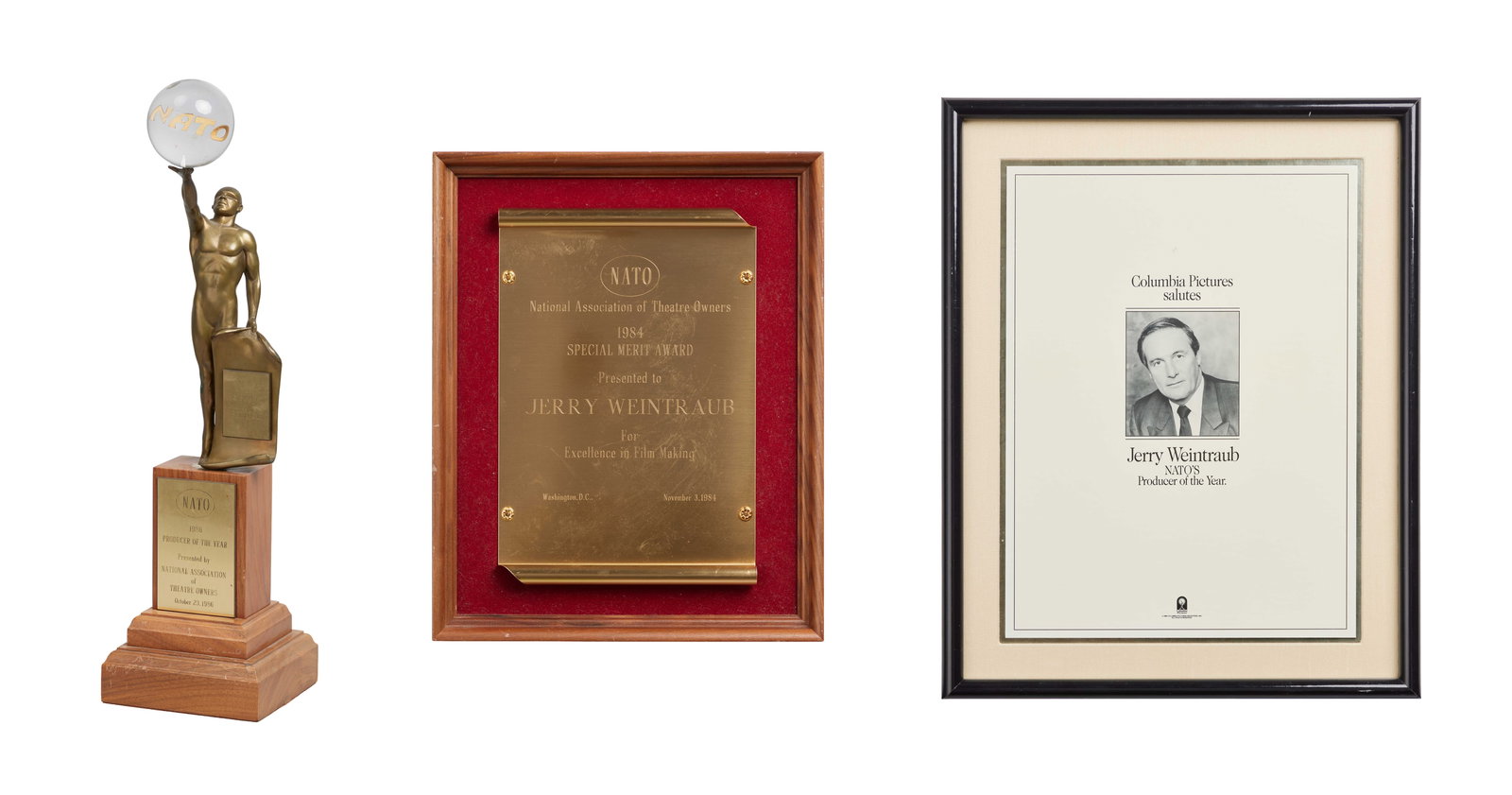 Jerry Weintraub | Assorted Group of NATO Awards (1 of 4)