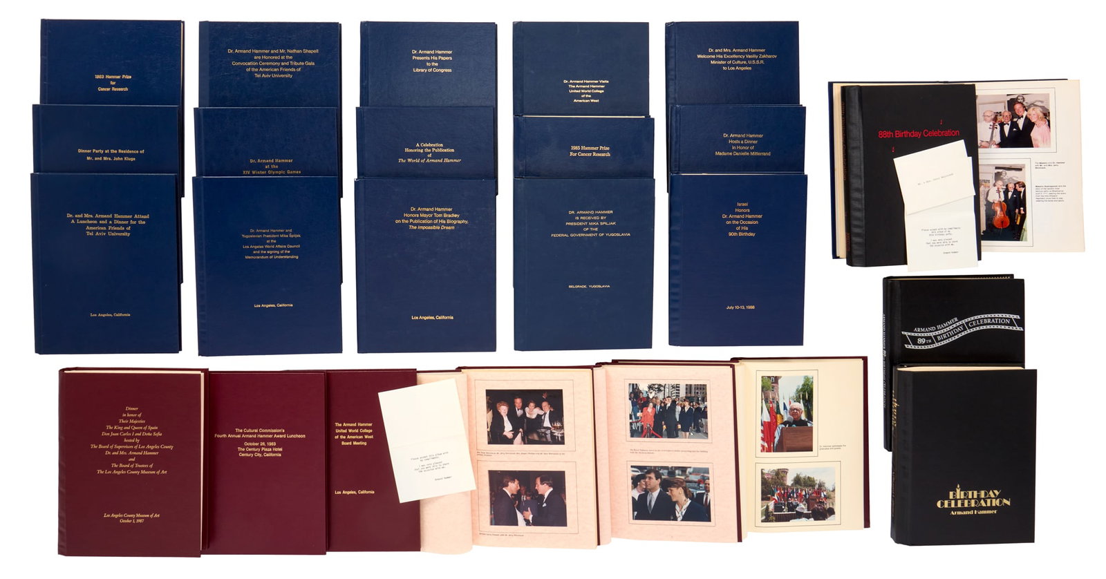 Jerry Weintraub | Armand Hammer Group of Photo Albums (1 of 1)