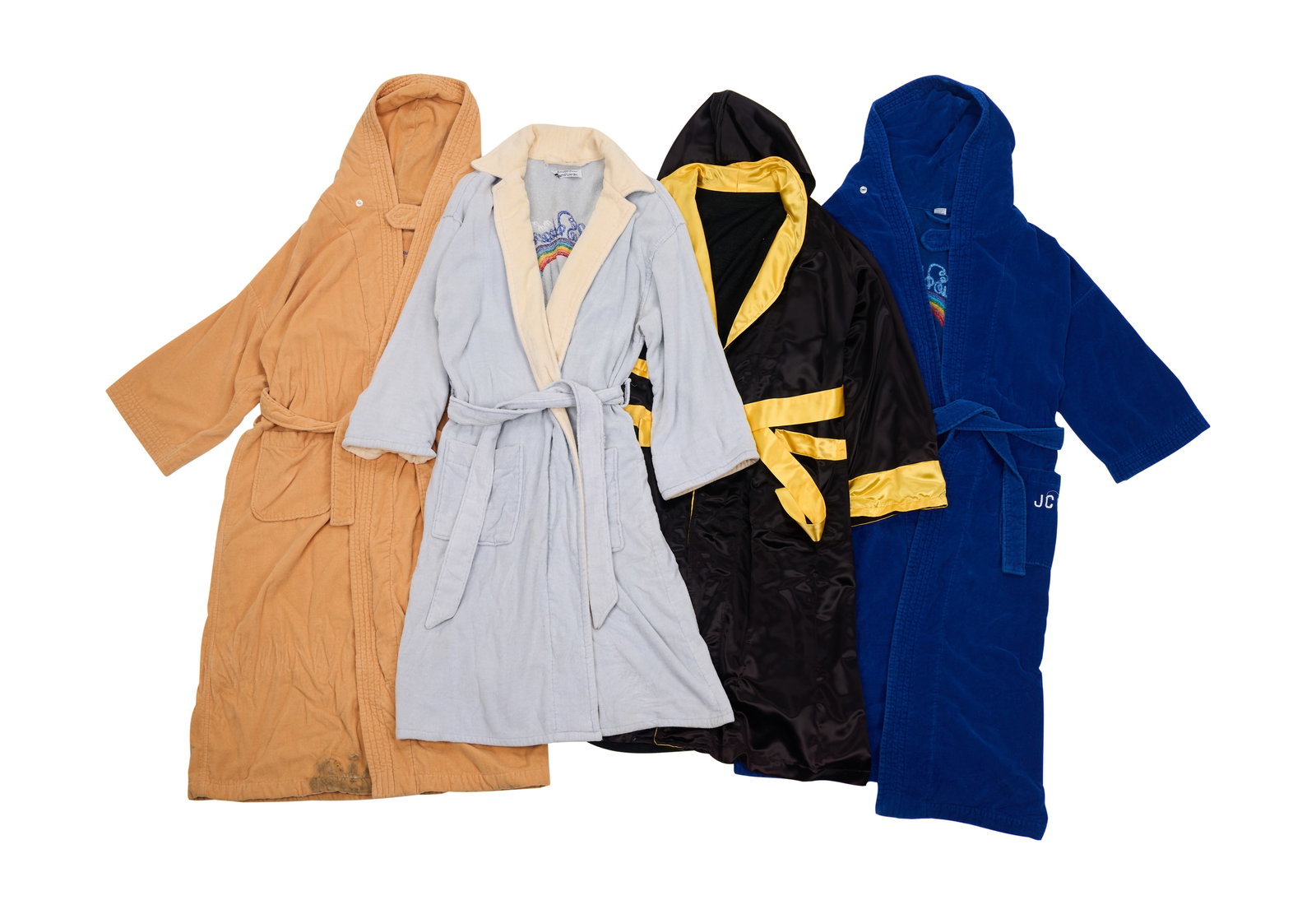 Jerry Weintraub | "Blue Heaven" Robe Group: An original group of four robes belonging to Jerry Weintraub related to his Malibu, California home known as "Blue Heaven." From the Estates of Jerry Weintraub and Jane Morgan