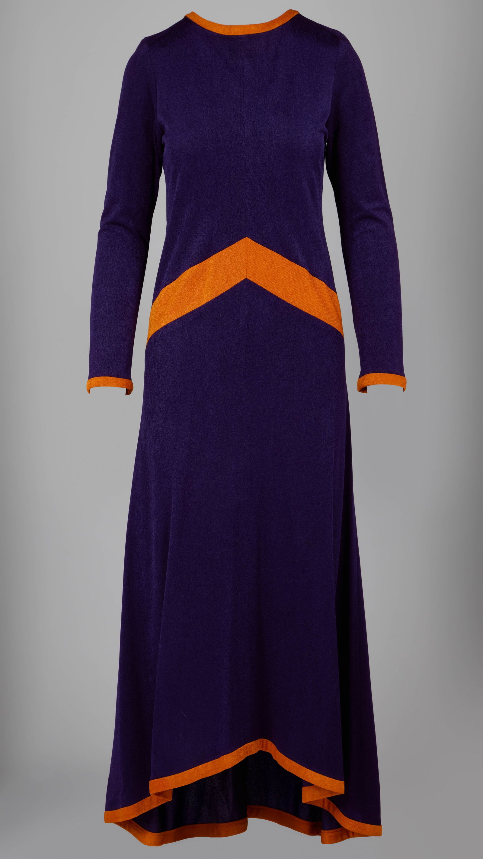 Roberta Flack | 1972 Stage-Worn Purple and Orange Dress (1 of 3)