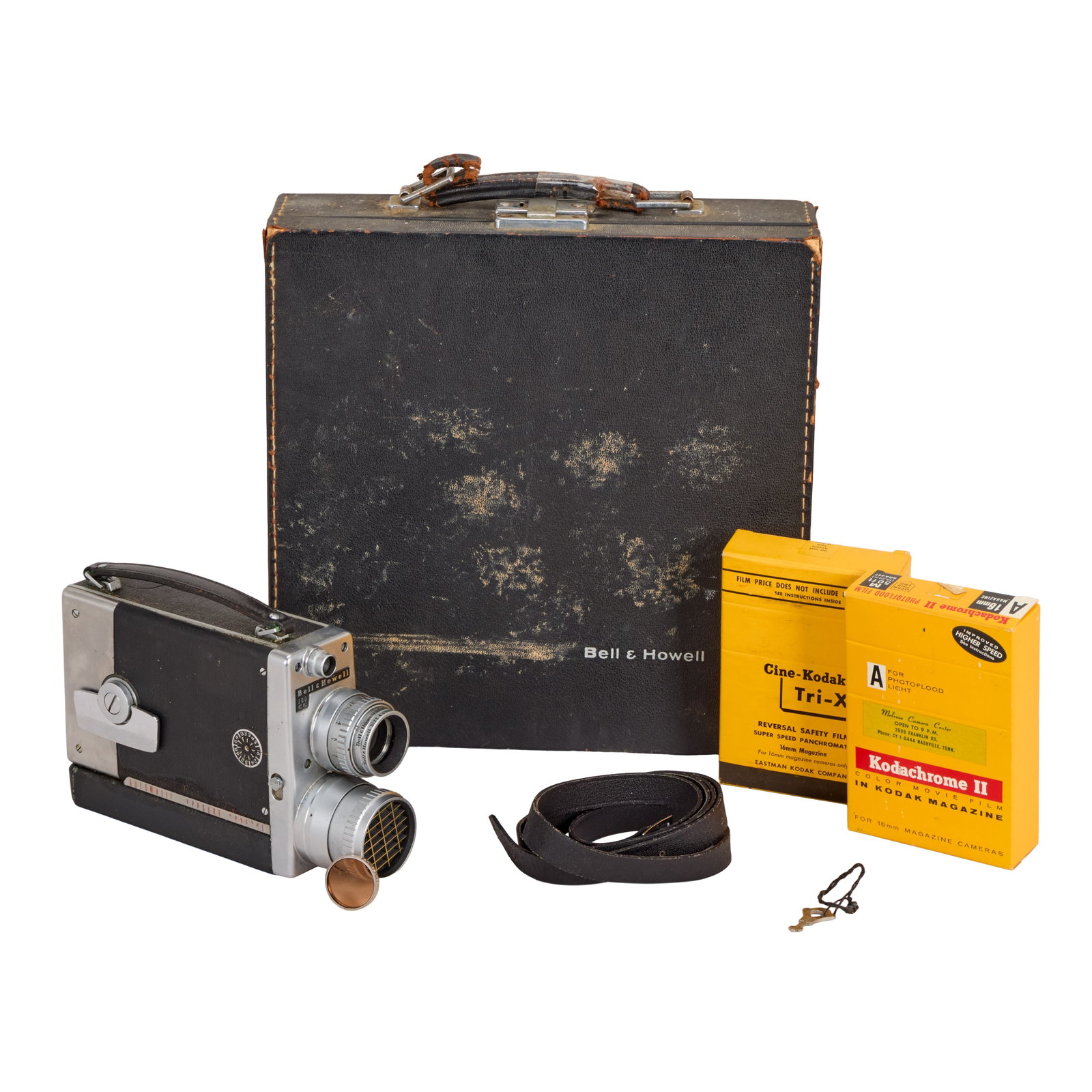 Hank Williams Sr. | 1950s Bell & Howell 200 Electric Eye 16mm Movie Camera with Photo (1 of 6)