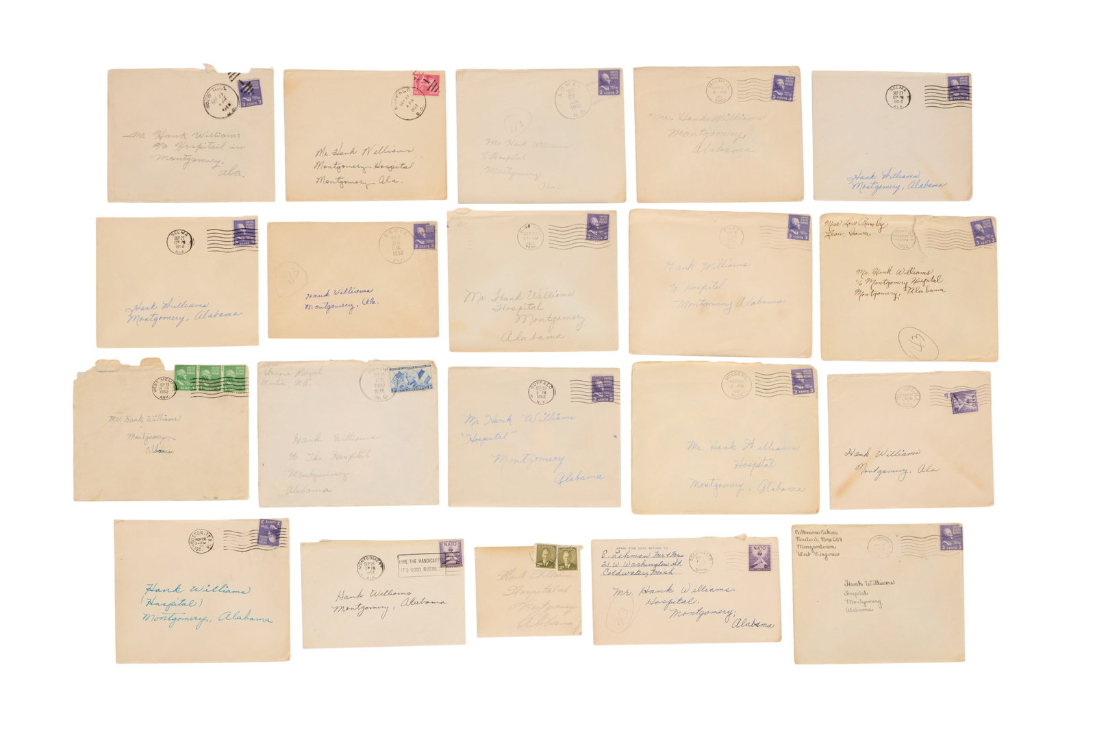 Hank Williams Sr. | 1952 Fan Mail Sent to Hospital (1 of 3)