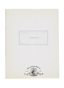 Elvis Presley | 1957 Official MGM File Copy "Jailhouse Rock" Script