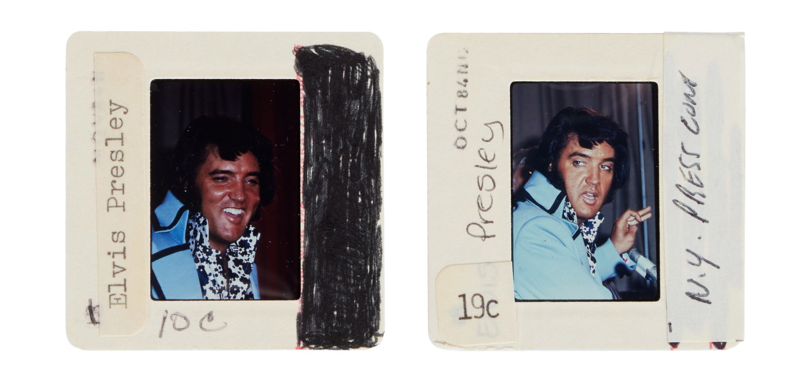 Elvis Presley | 1972 Madison Square Garden Press Conference Negatives (1 of 2)