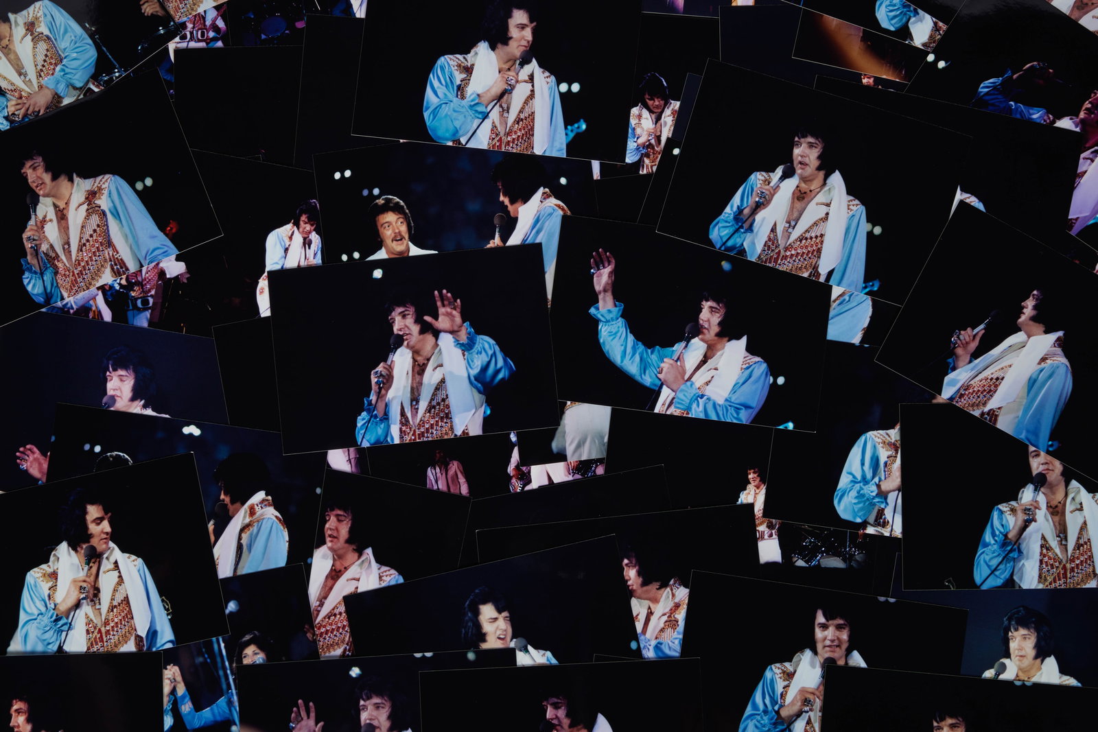 Elvis Presley | 1976 Atlanta, Georgia Unpublished Concert Photos: A large group of unpublished photographs (approx. 440 photos) of Elvis Presley performing on June 6, 1976, at The Omni Coliseum in Atlanta, Georgia. This show was the final stop of his 47th concert to