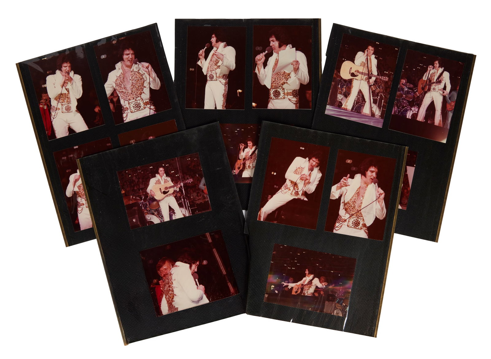 Elvis Presley | 1977 Original Photos of Final Show in Indianapolis, IN: A group of 30 original color photographs of Elvis Presley performing in concert on June 26, 1977, at Market Square Arena in Indianapolis, IN. This would be Presley's final show ever, with his death co