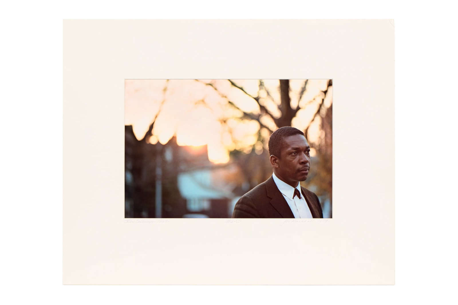 John Coltrane | 1963 Portrait of John Coltrane by Jim Marshall 1987 Print Signed (1 of 3)