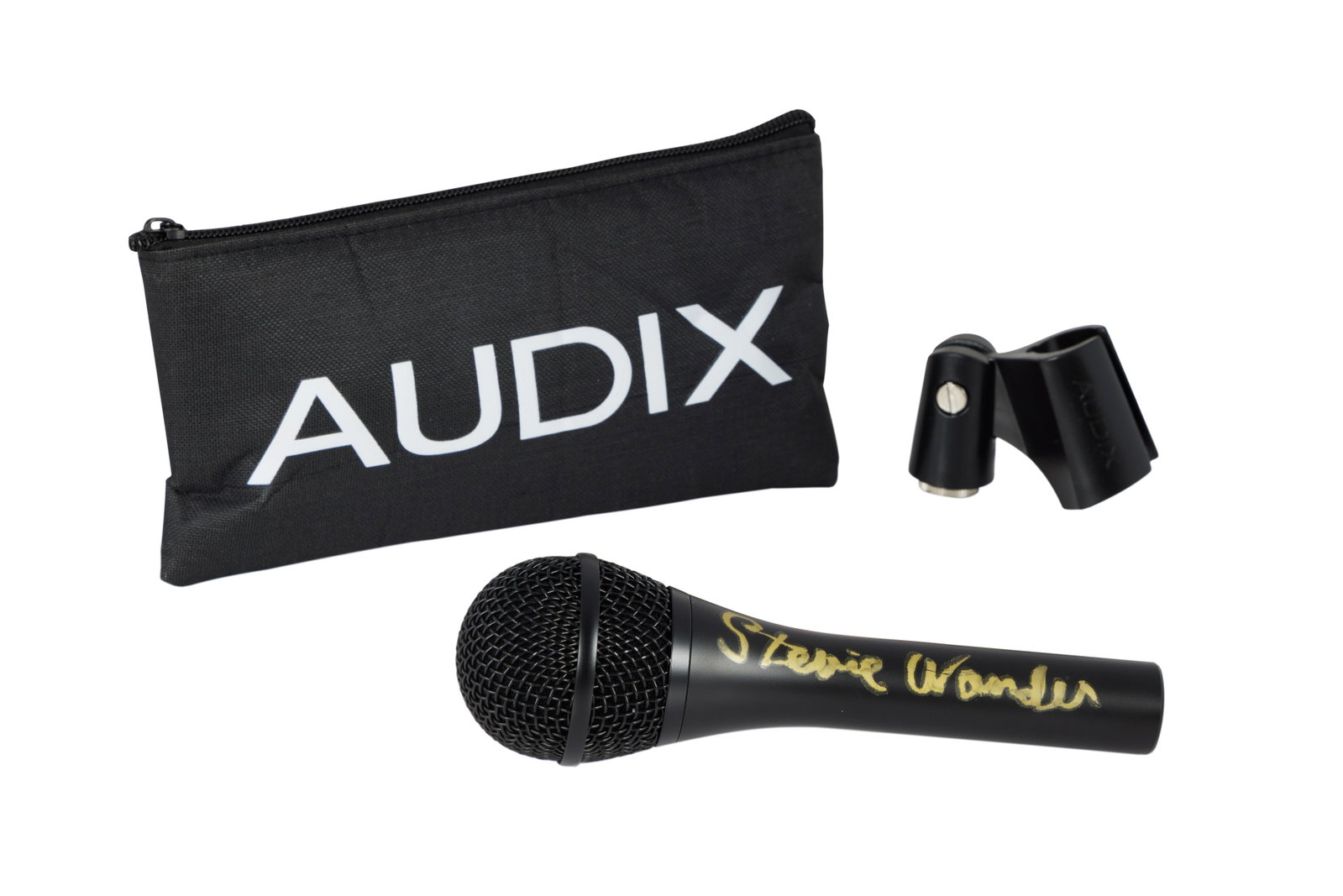 Stevie Wonder | Signed Audix Microphone - 3