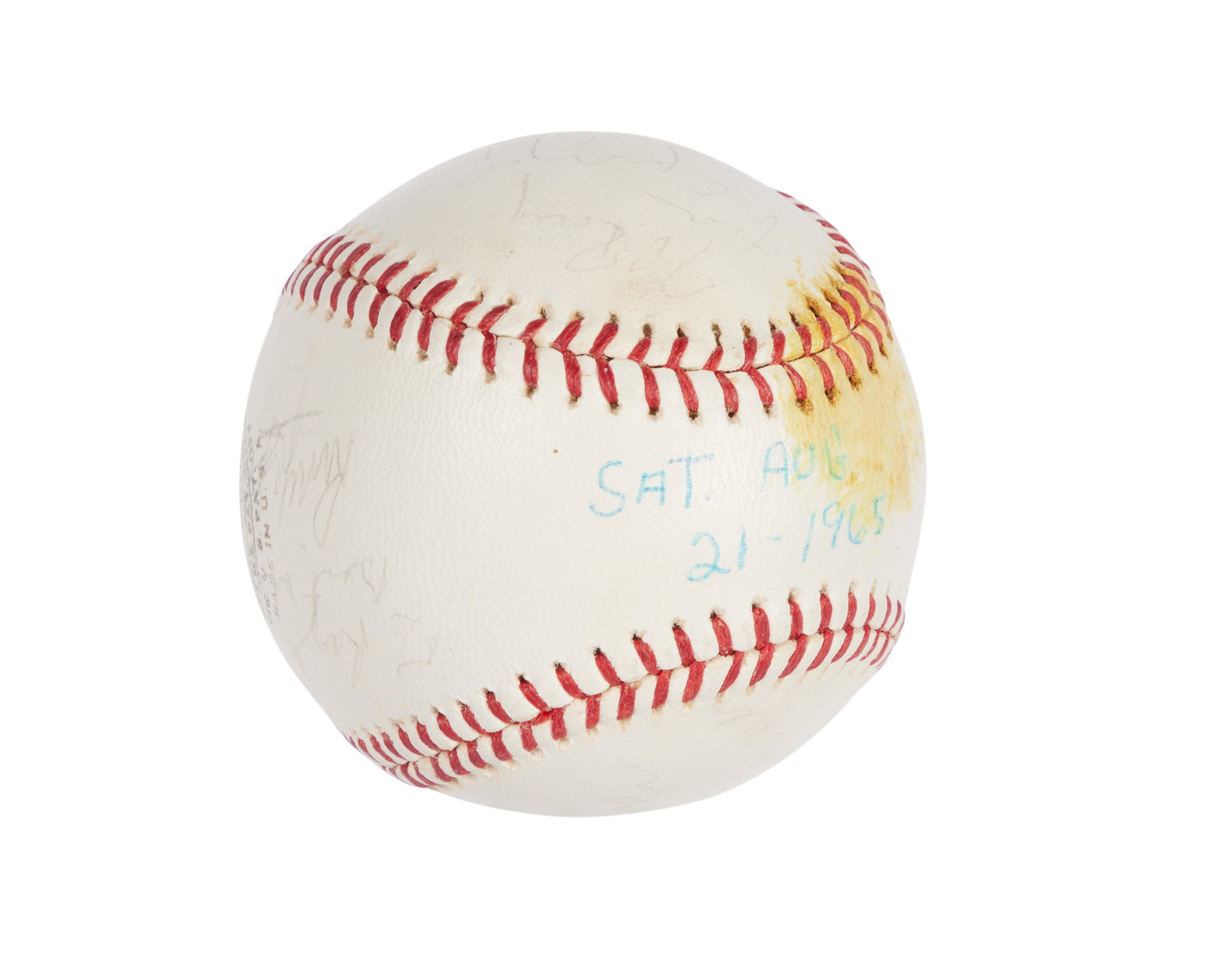 The Beatles | Band-Signed 1965 North American Tour Baseball (1 of 7)