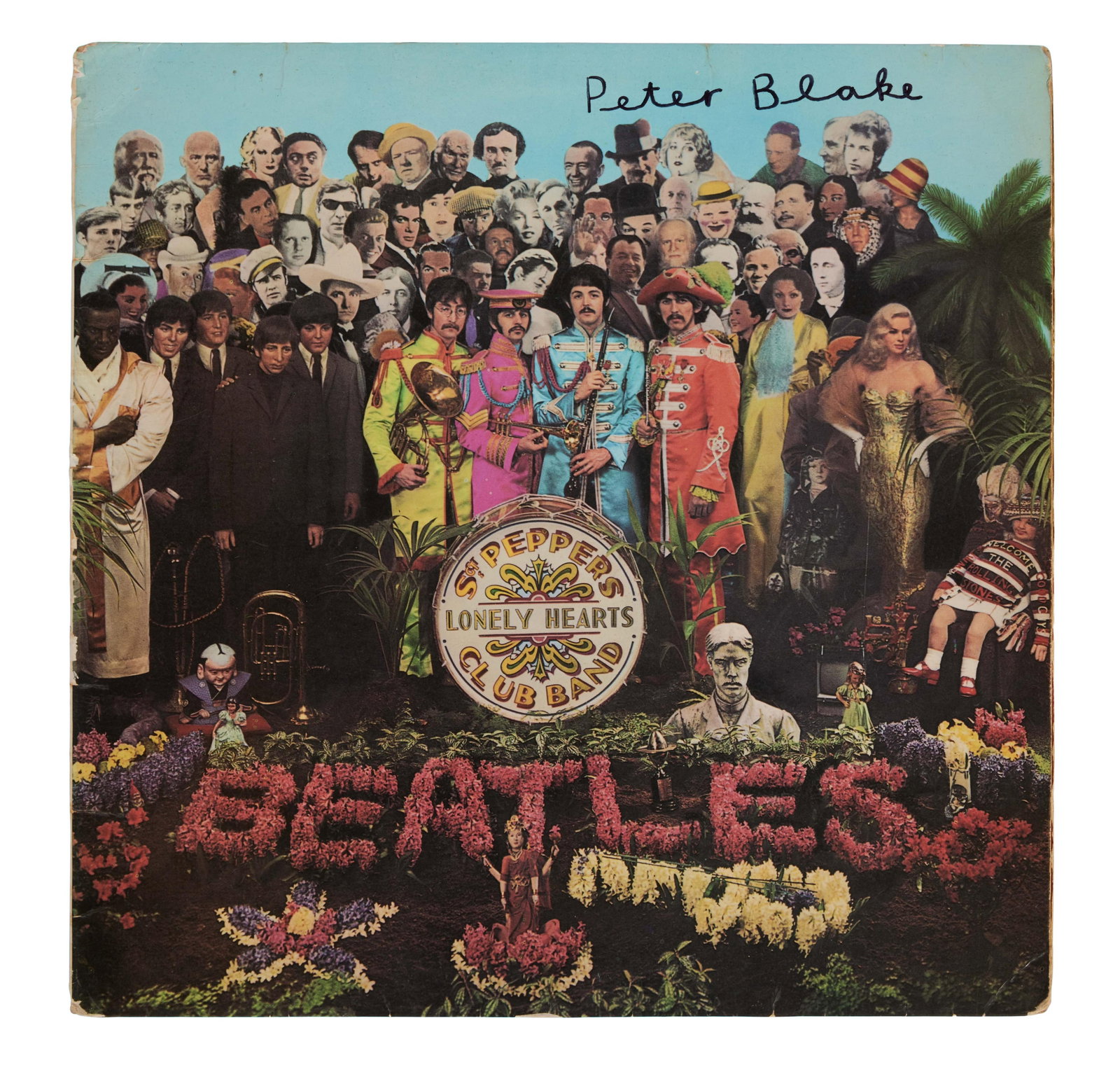 The Beatles | 1967 "Sgt Peppers Lonely Hearts Club Band" Record Album Signed by Artist Sir Peter (1 of 3)