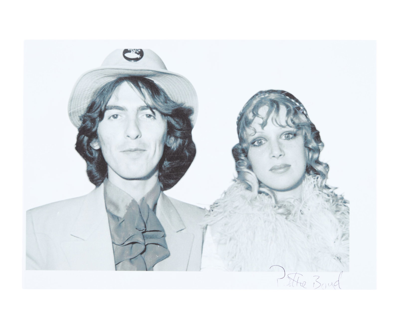 Pattie Boyd | Signed Photo with George Harrison (1 of 2)