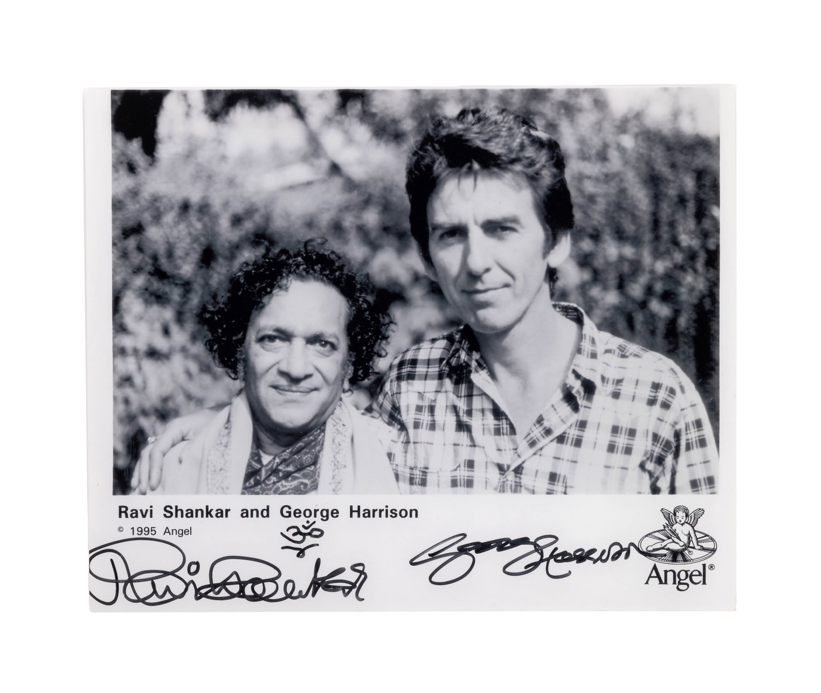 George Harrison and Ravi Shankar | Signed Promo Photo (1 of 4)