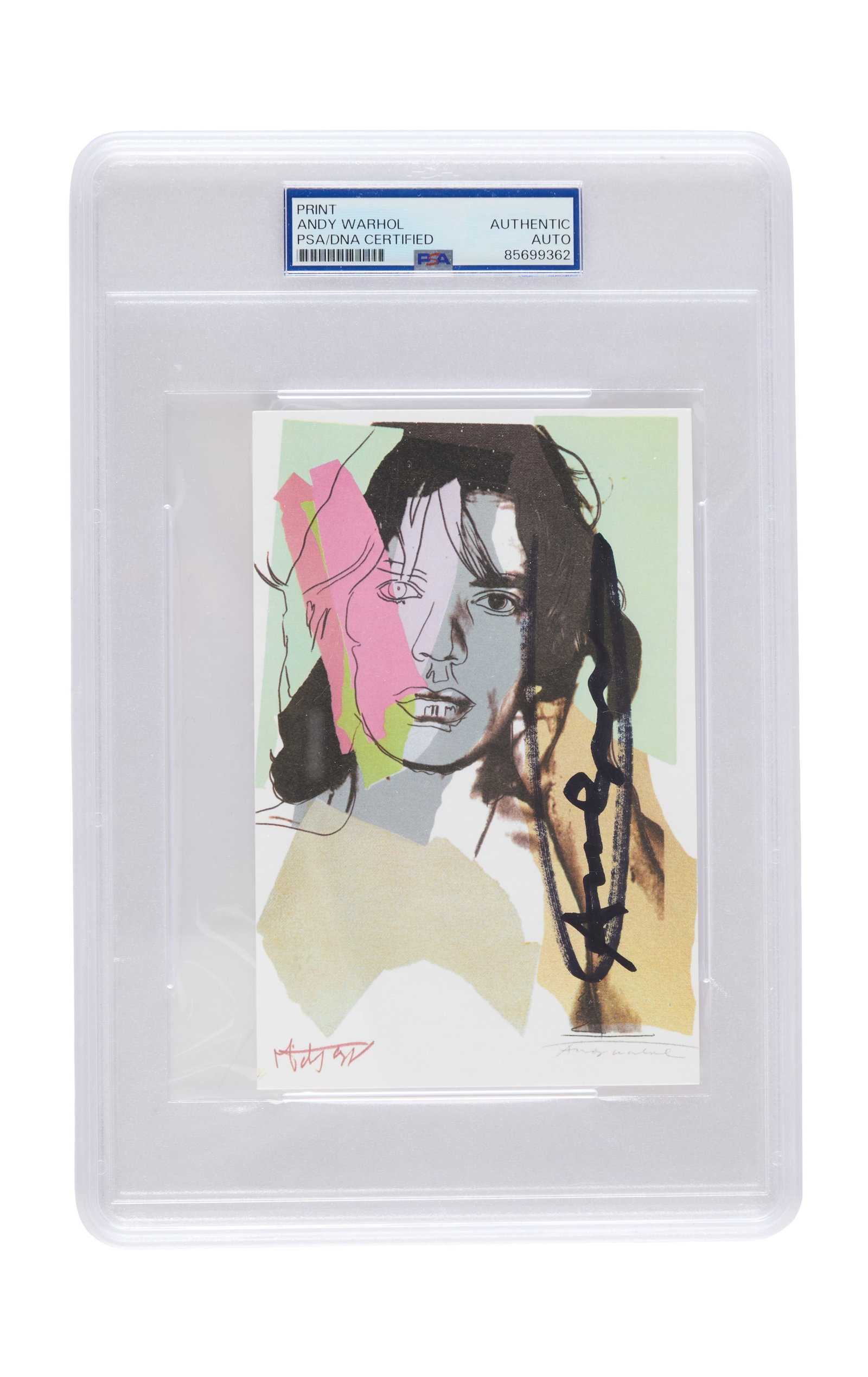 Andy Warhol | Signed Mick Jagger Print (1 of 2)